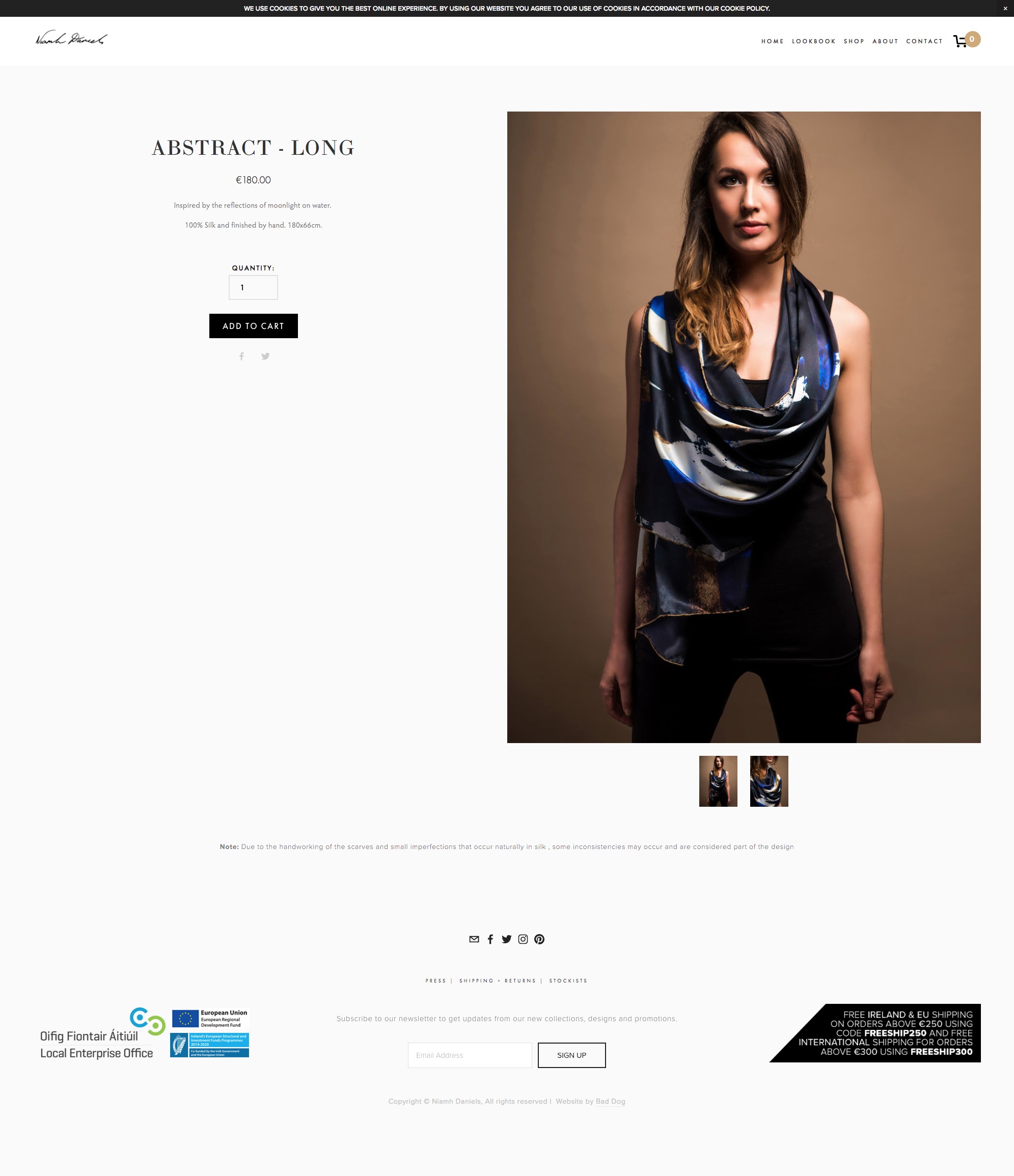 The product pages and cart work beautifully and are minimally designed to make the user journey a pleasurable one.