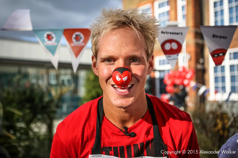 Jamie Laing is on a mission to inspire people to fundraise for Red Nose Day on Friday 13th March 2015.