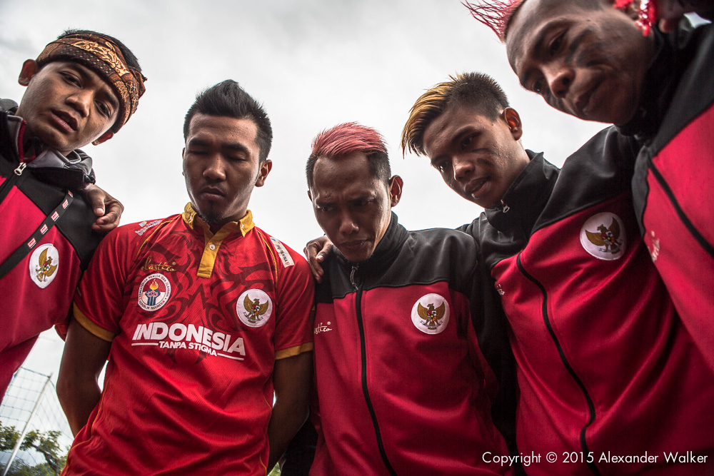  Team Indonesia at the Homelss World Cup in Amsterdam 2015 