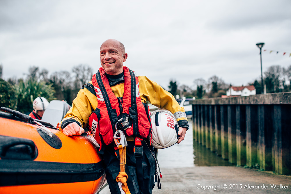  Matt Allchurch, Volunteer Crew at Teddington Lifeboat Station RNLI. 