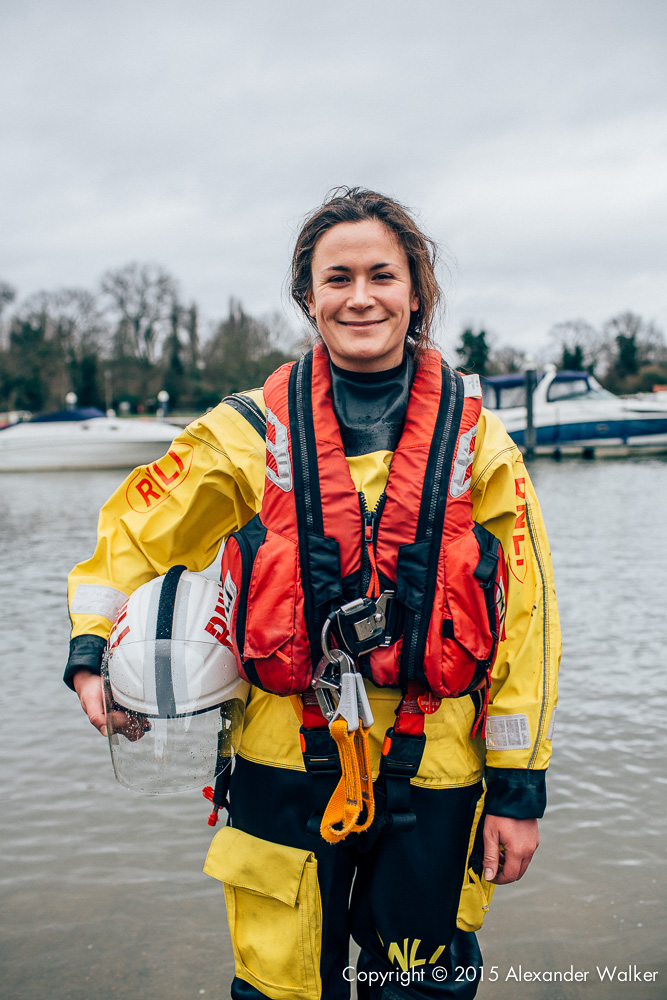  Manon Jones, Volunteer Crew at Teddington Lifeboat Station RNLI. 