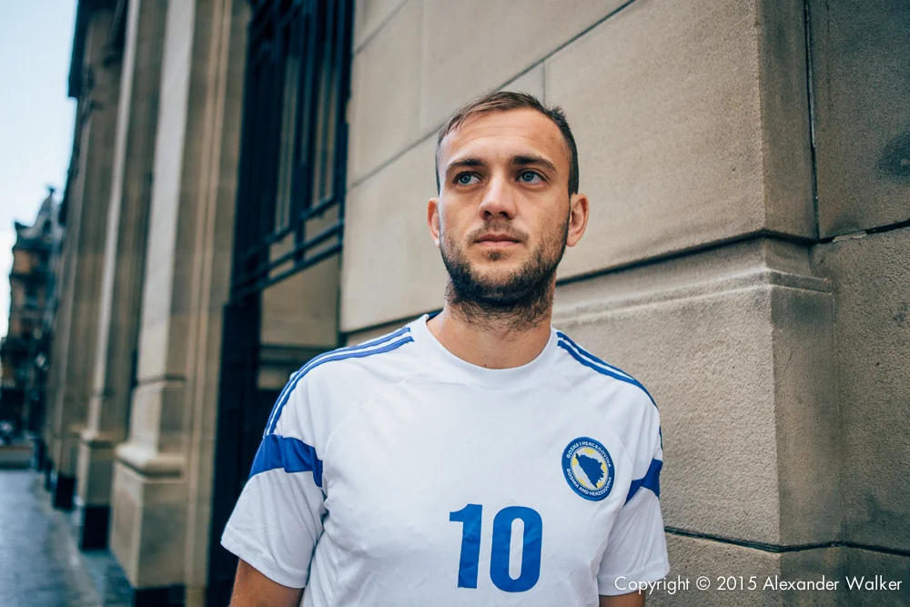 Asmir Mehic from Team Bosnia at the Homeless World Cup. The Homeless World Cup is a unique, pioneering social movement which uses football to inspire homeless people to change their own lives. Homeless World Cup 2016 is taking place in Glasgow's George Square from July 10th to July 16th. For more information, visit www.homelessworldcup.com
