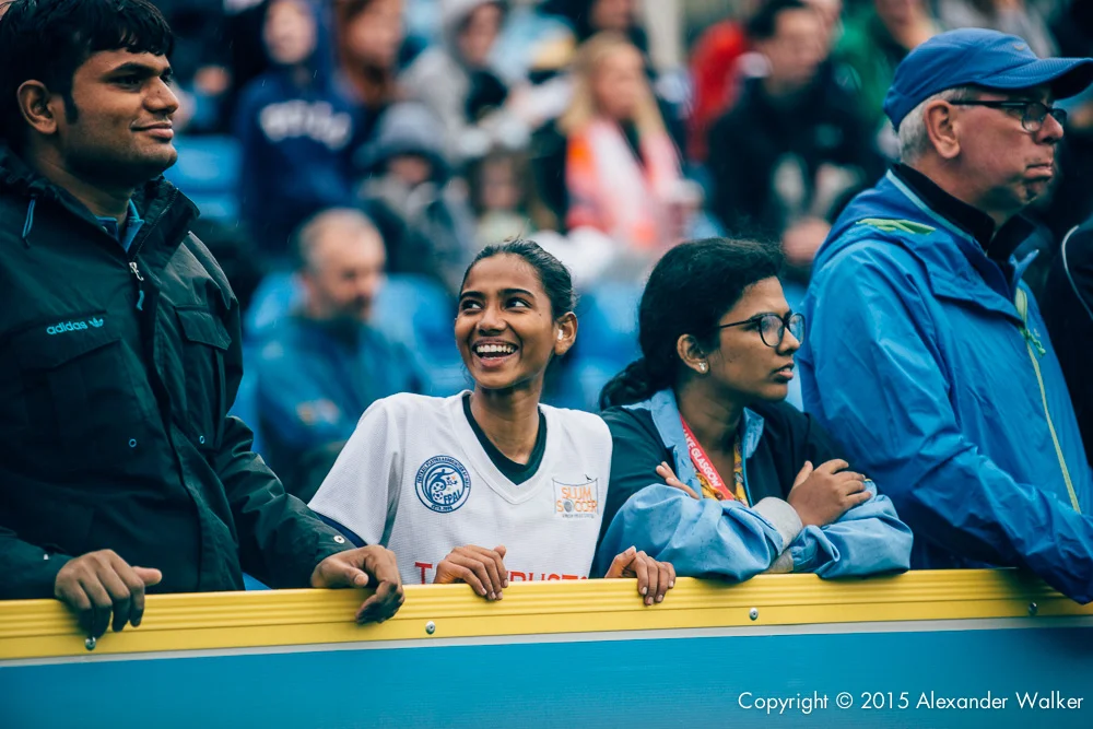 Indian Player Christina Robert Francis at the Homeless World Cup in Glasgow. The Homeless World Cup is a unique, pioneering social movement which uses football to inspire homeless people to change their own lives. Homeless World Cup 2016 is taking place in Glasgow's George Square from July 10th to July 16th. For more information, visit www.homelessworldcup.com