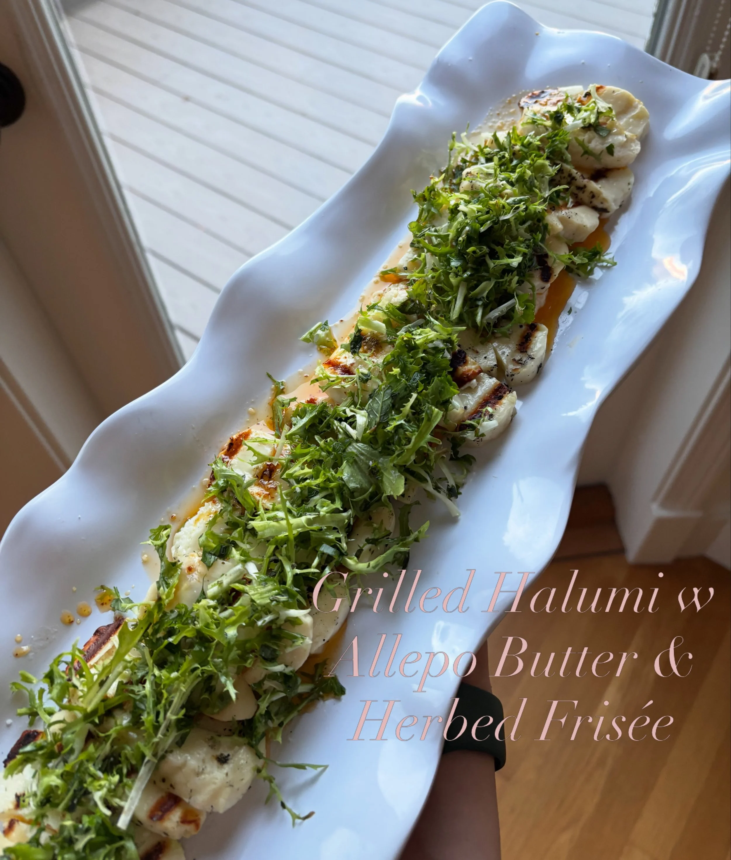 New to the menu&hellip;
And wanting more&hellip;.

#halumi, #middleeasterncuisine, #privatechef