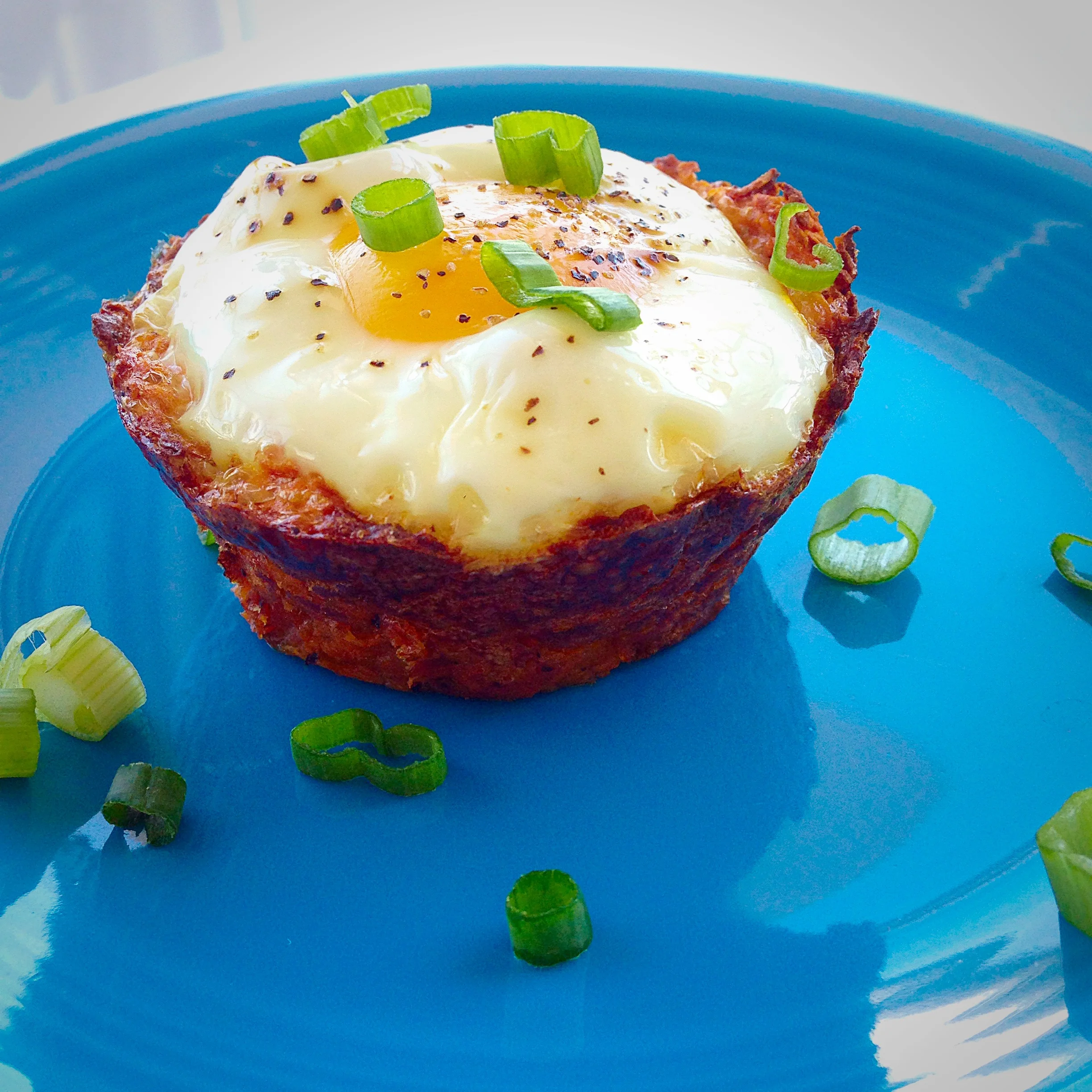 Baked Sweet Potato Egg Cups