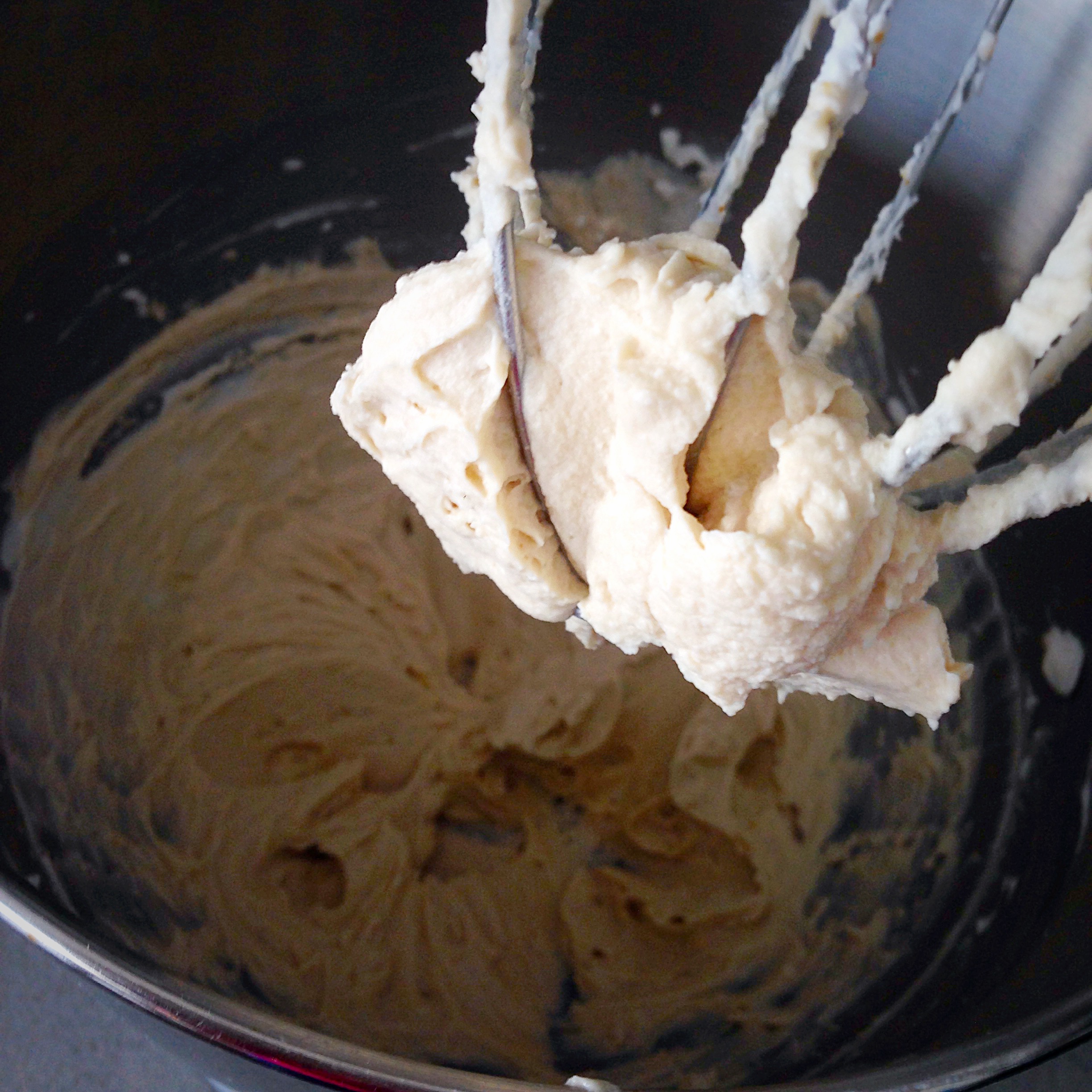 add sugar & vanilla, whip again...Enjoy! 