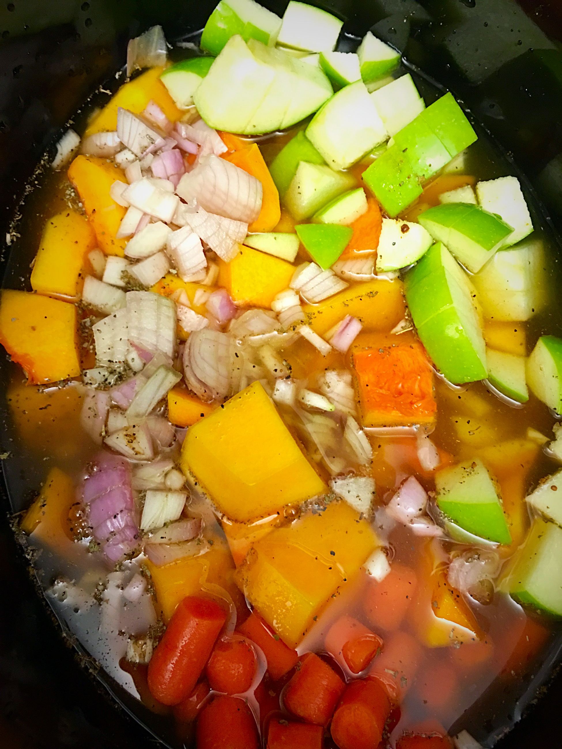 cover with broth