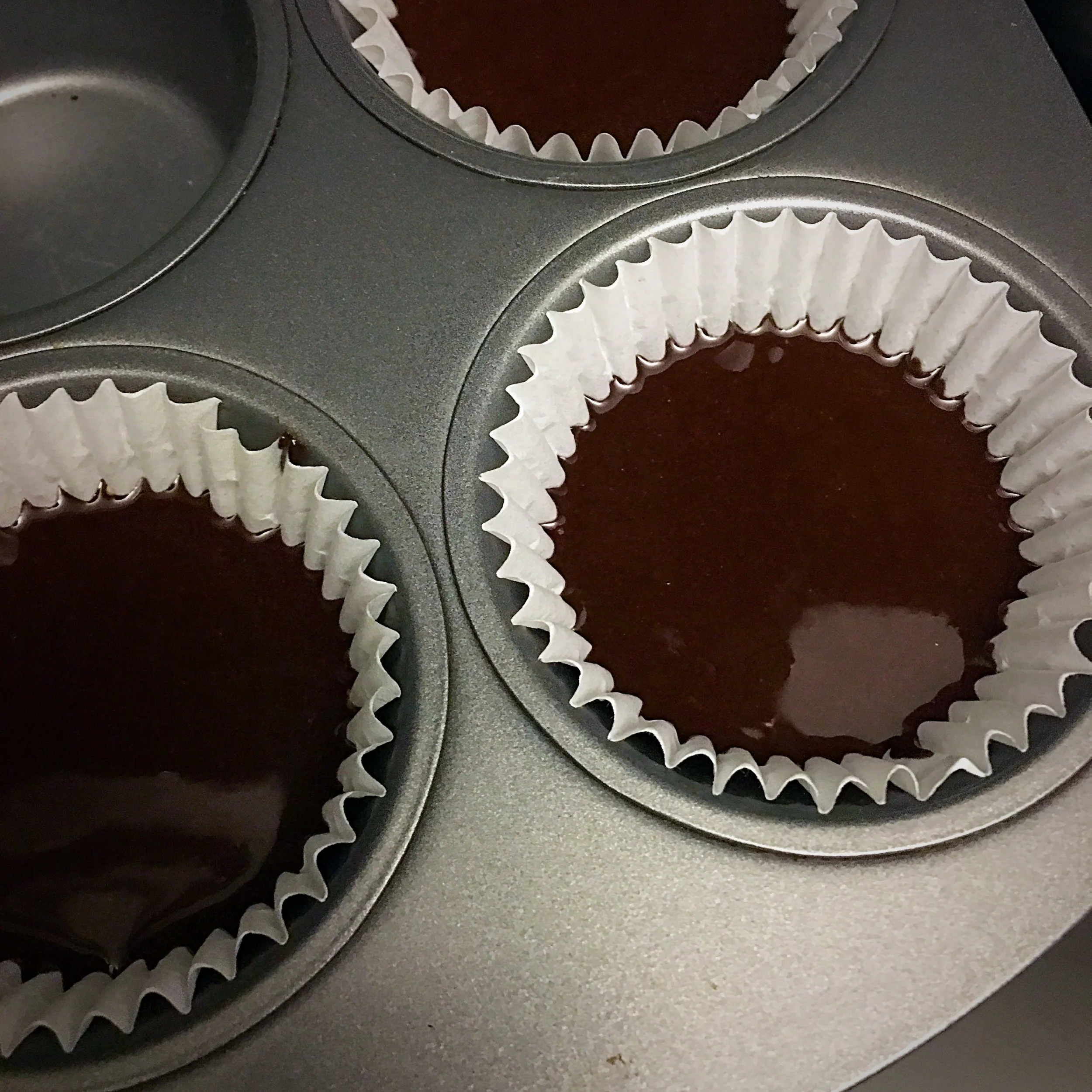 add chocolate mixture