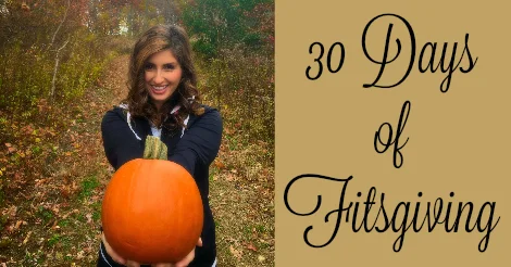 Join Me for 30 Days of Fitsgiving