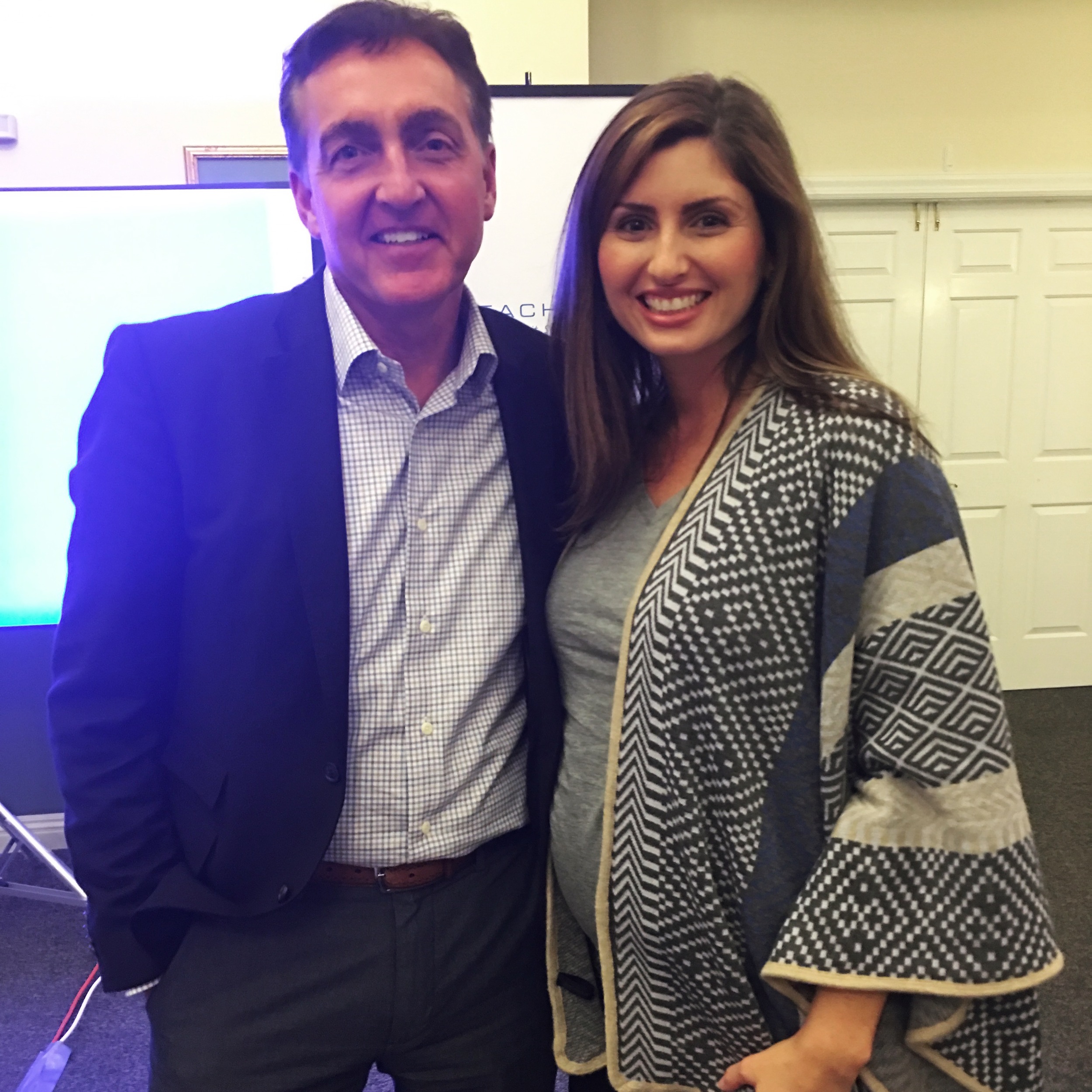 attended an exclusive training with the executive vice president of global sales