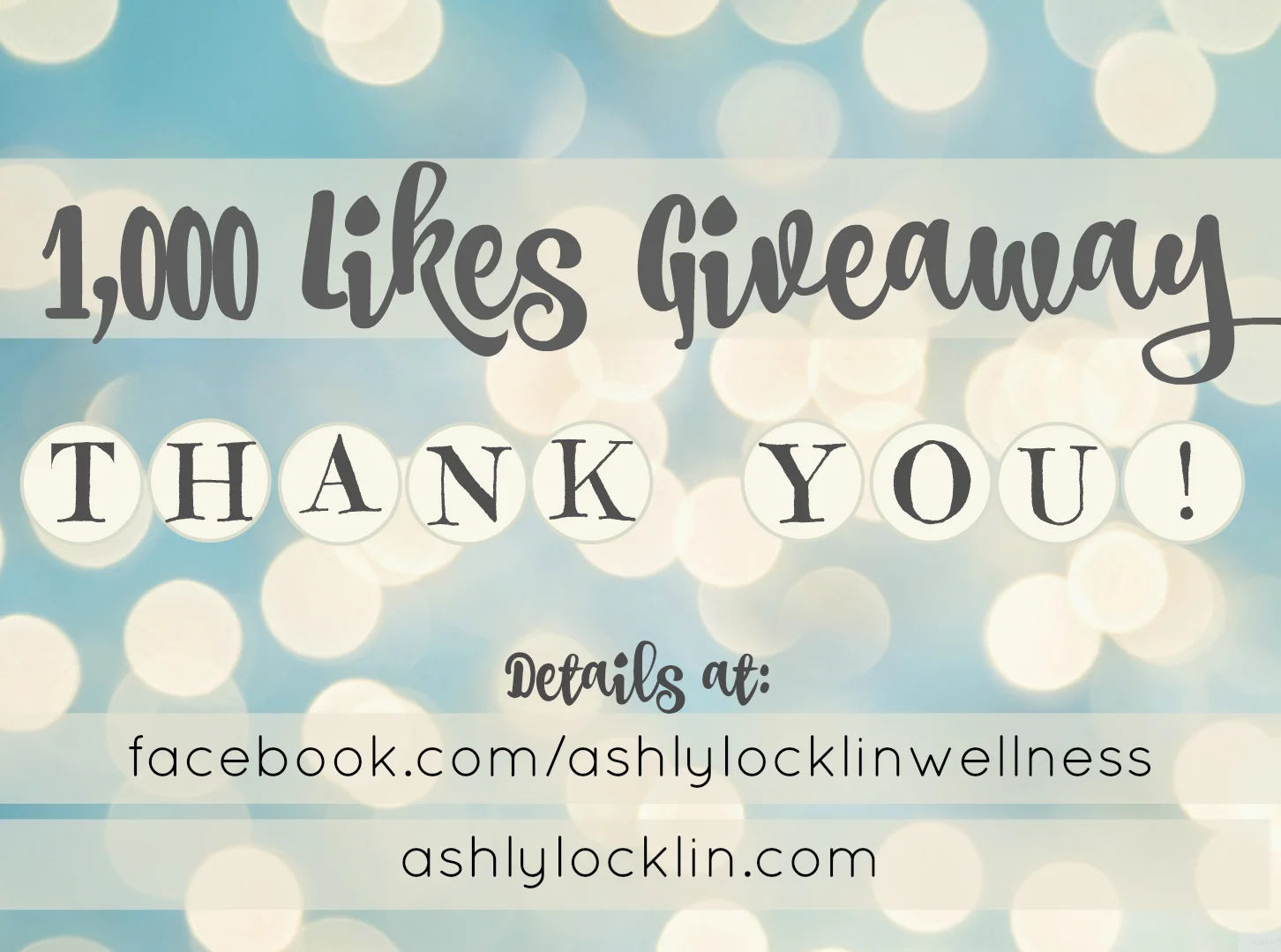1K Facebook Likes Giveaway 