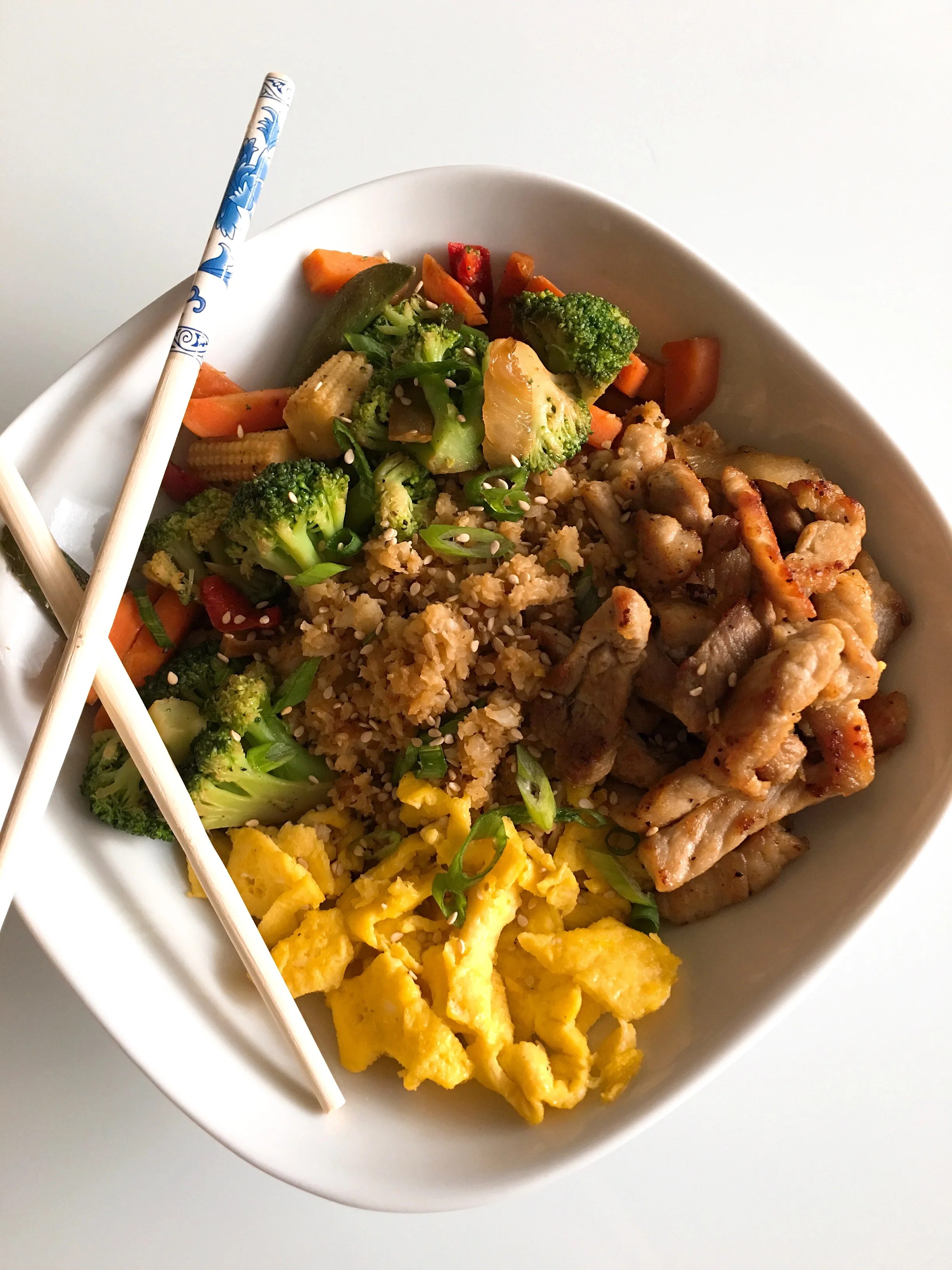 Pork Fried Cauliflower Rice