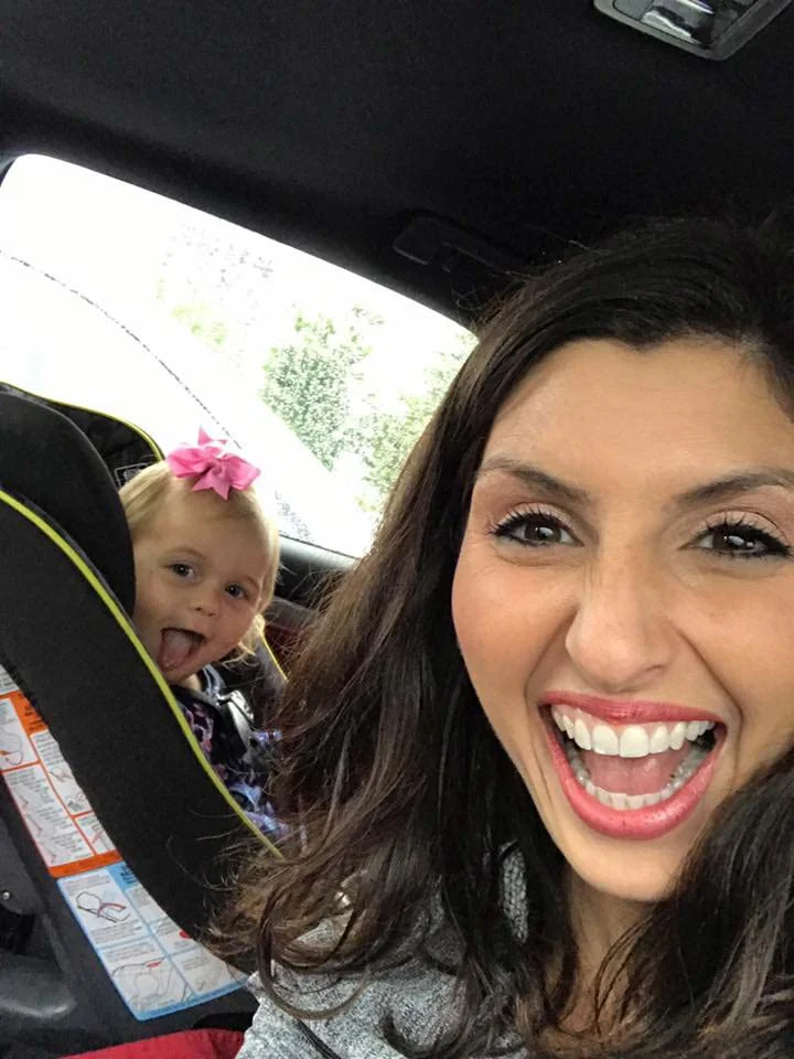 Her face perfectly sums up our day. 😜