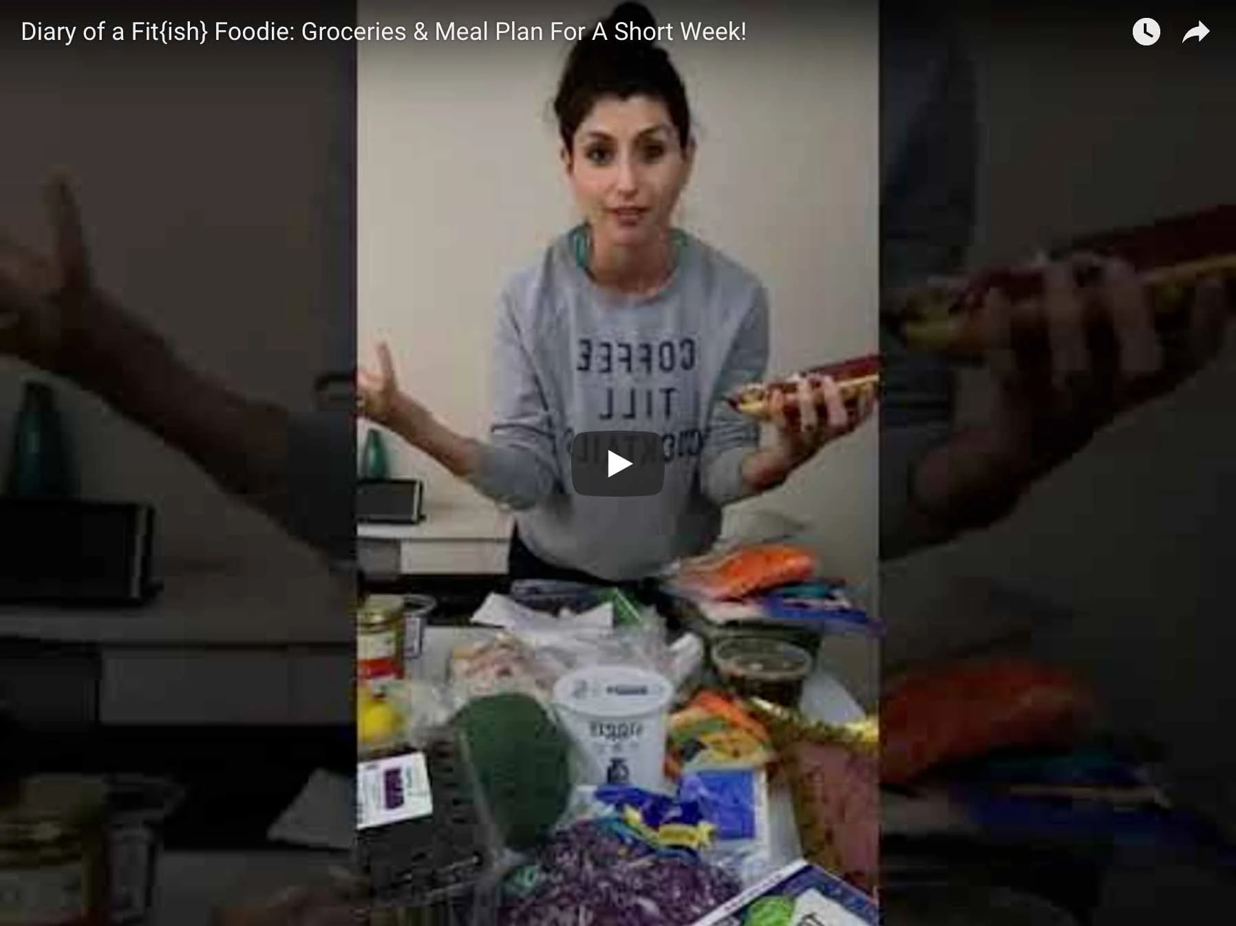 Diary of a Fit{ish} Foodie: Groceries & Meal Plan For A Short Week!