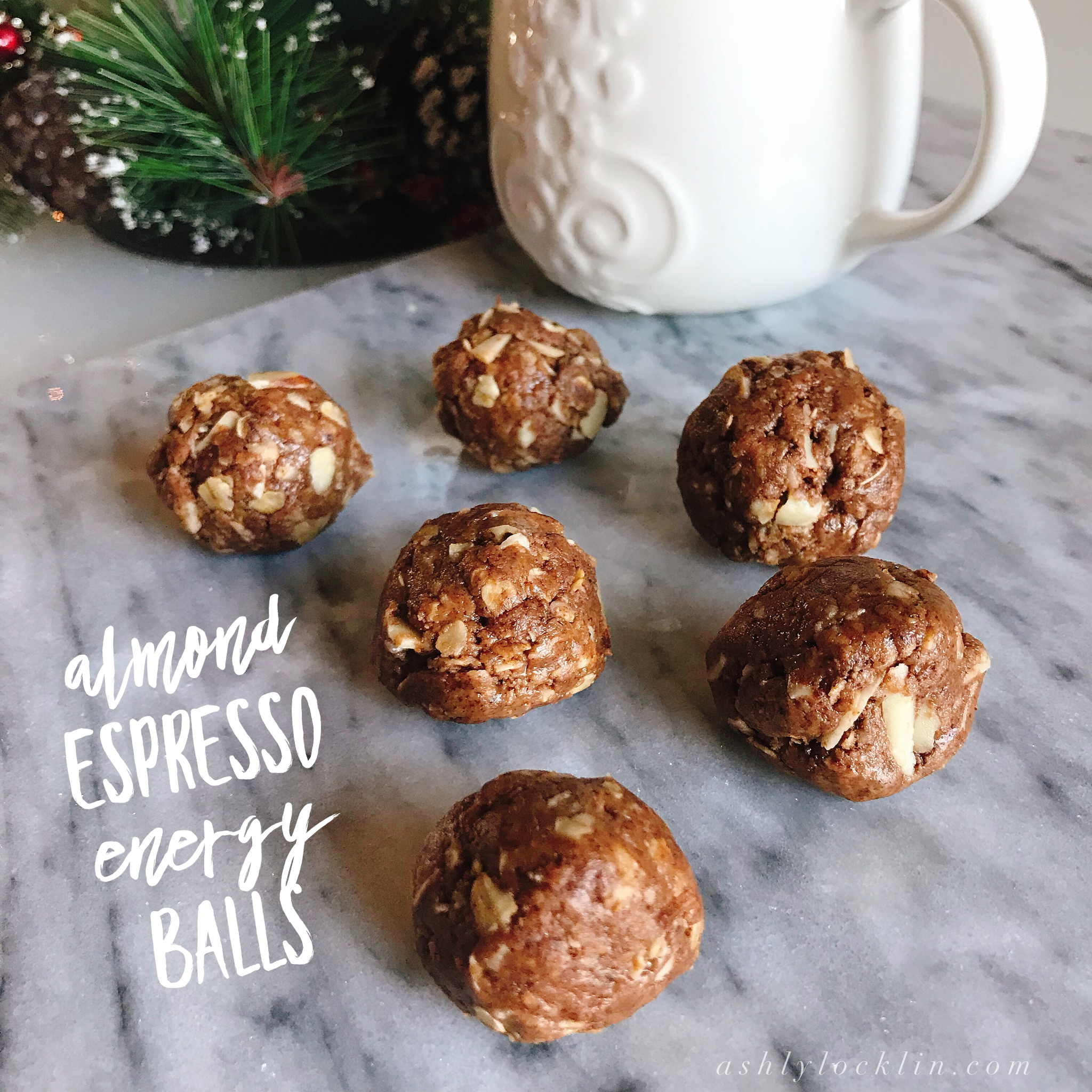 Almond Espresso Energy Balls
