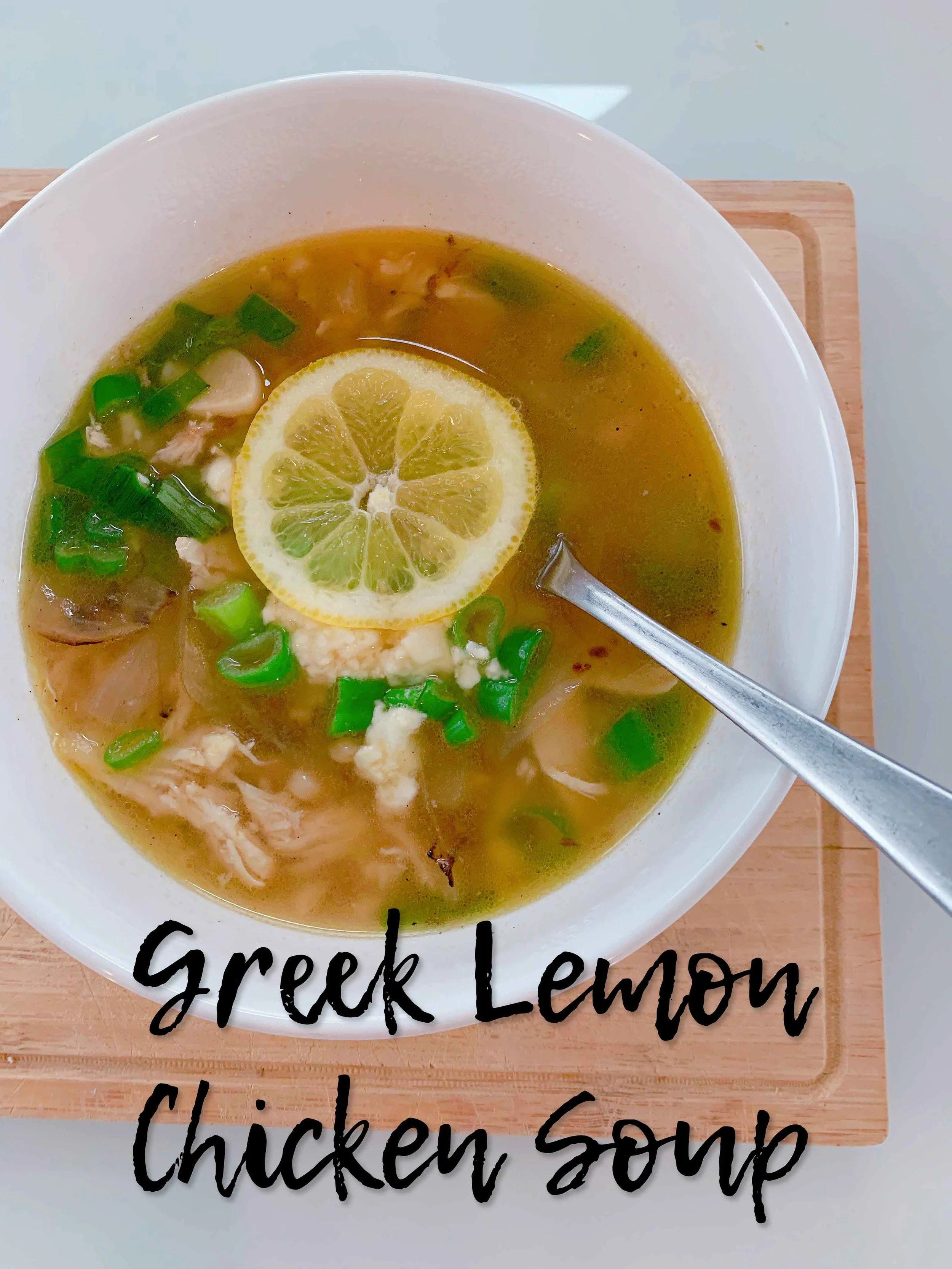 Greek Lemon Chicken Soup