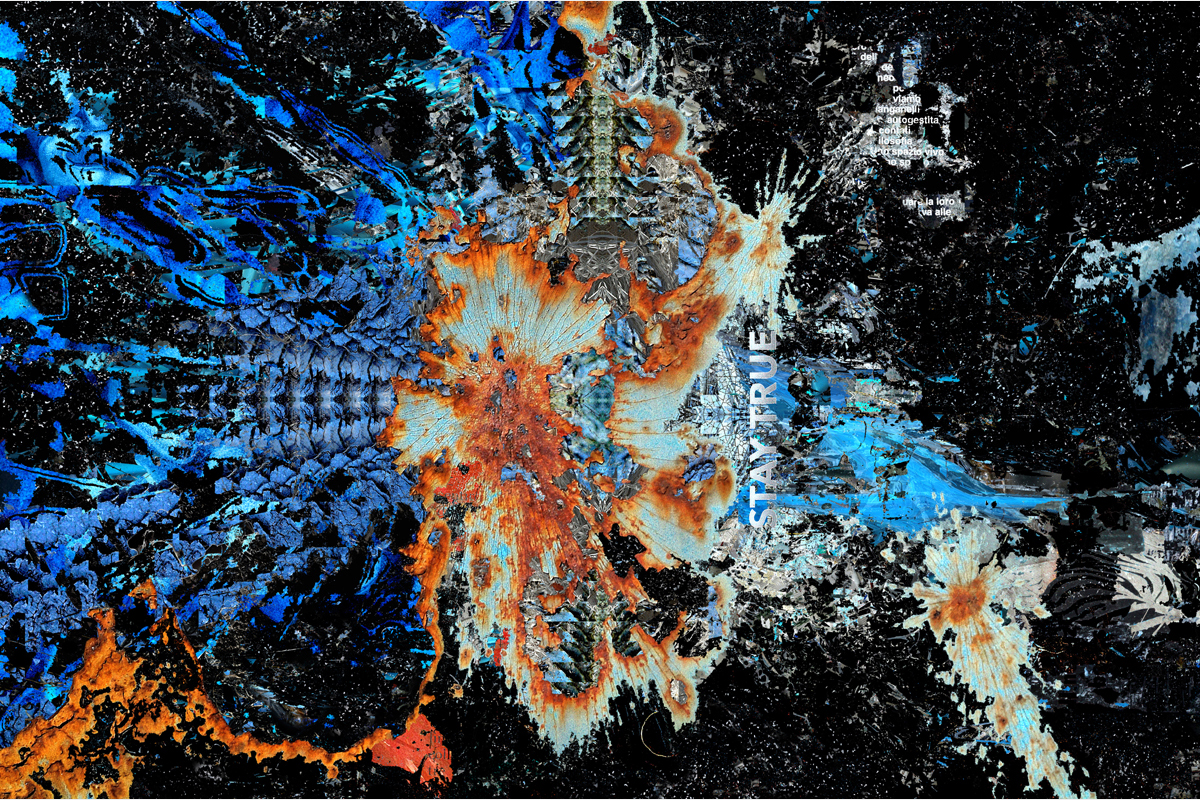 "Stay true" - 100 cm x 152 cm