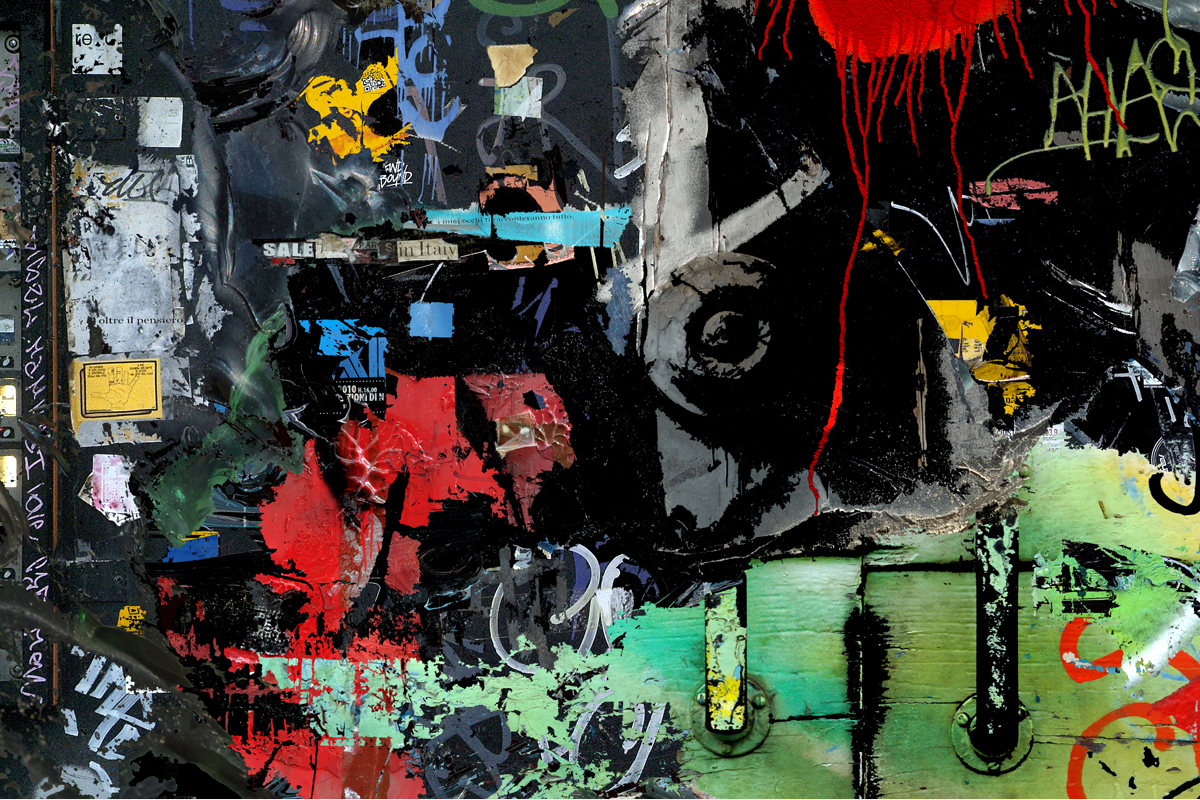 "Paint it black" - 100 cm x 150 cm