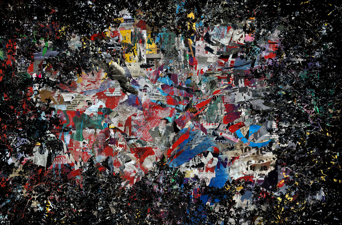 "Living in a civilized world" - 100 cm x 150 cm