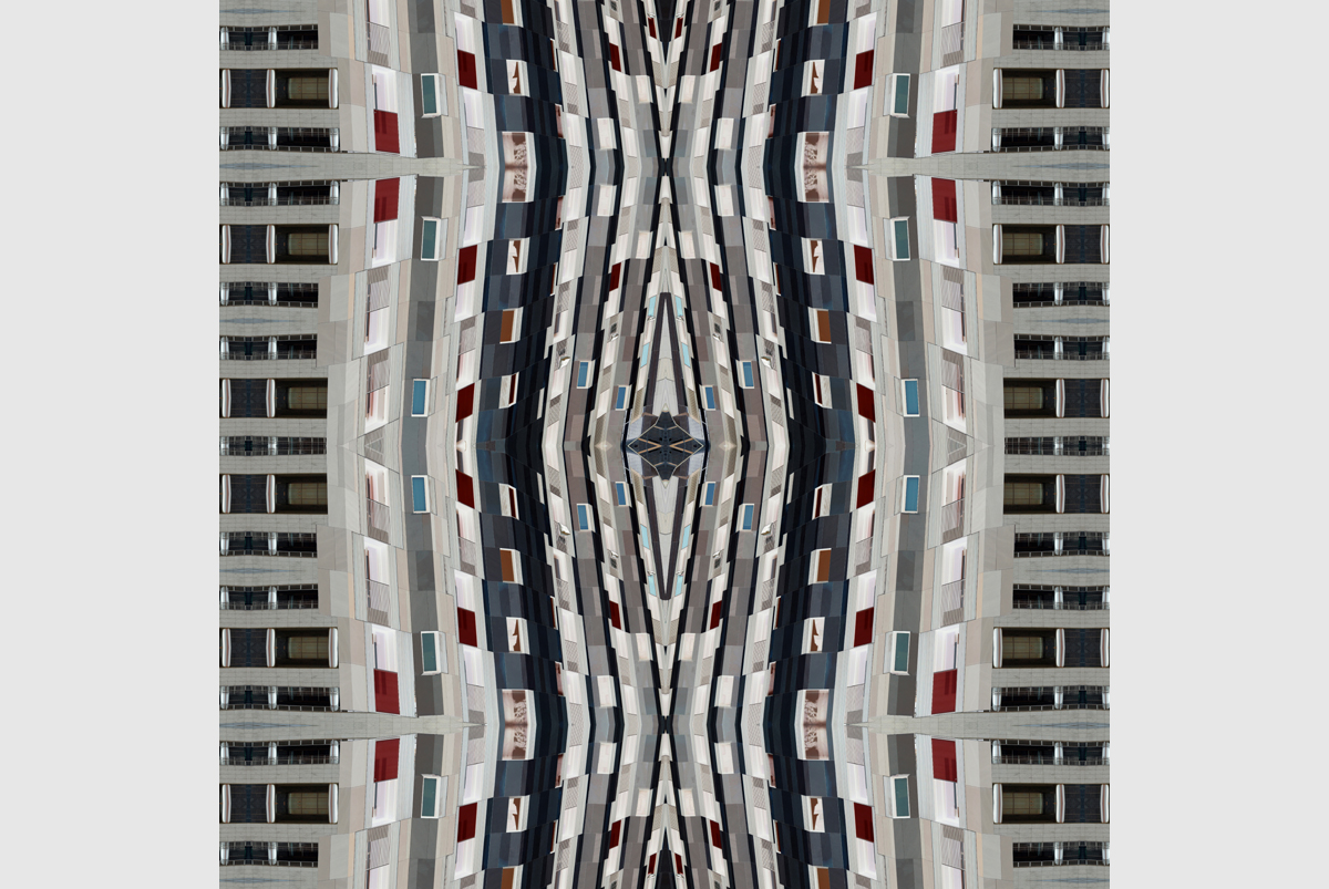 "Distorted reality" - 80 cm x 80 cm
