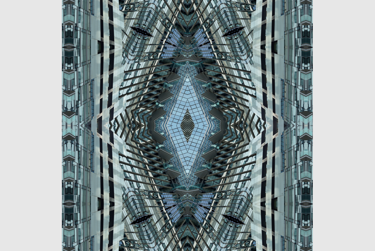 "Looking into the future" - 80 cm x 80 cm