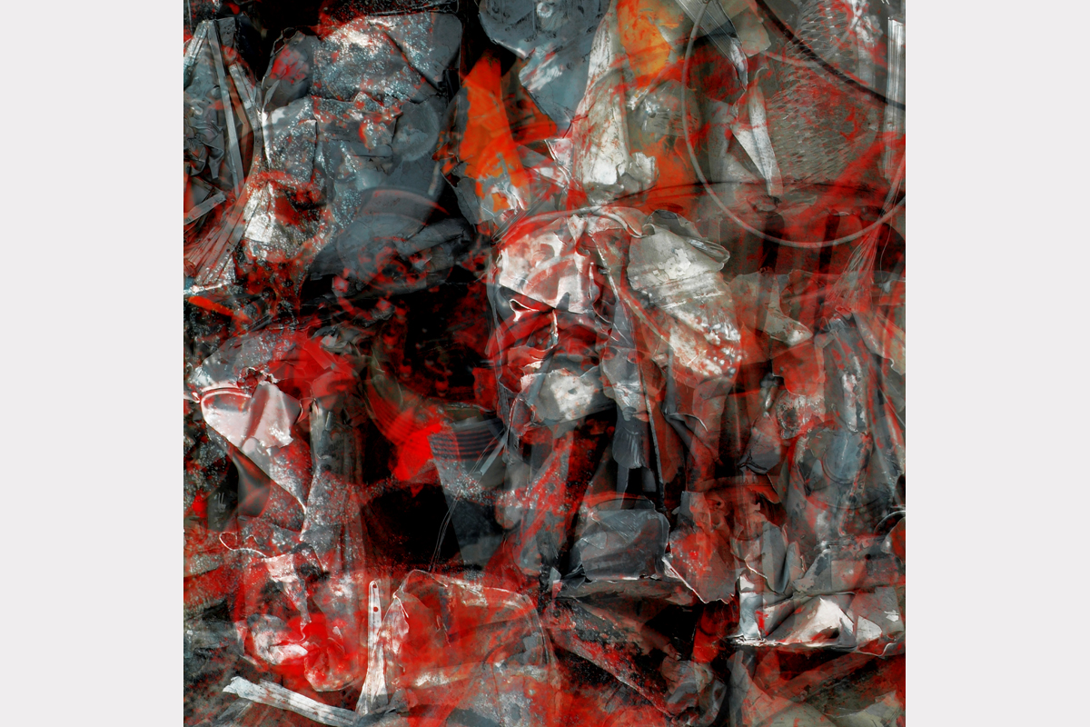 "Fading grace" - 100 cm x 100 cm