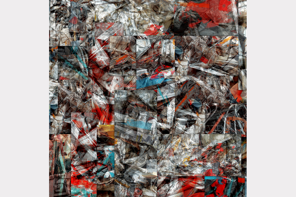 "Through my minds eye" - 100 cm x 100 cm