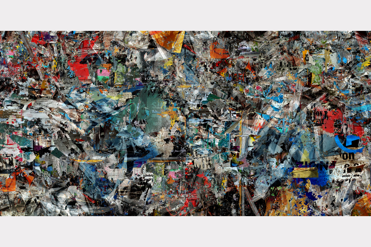 "Thinking in reverse" - 100 cm x 200 cm