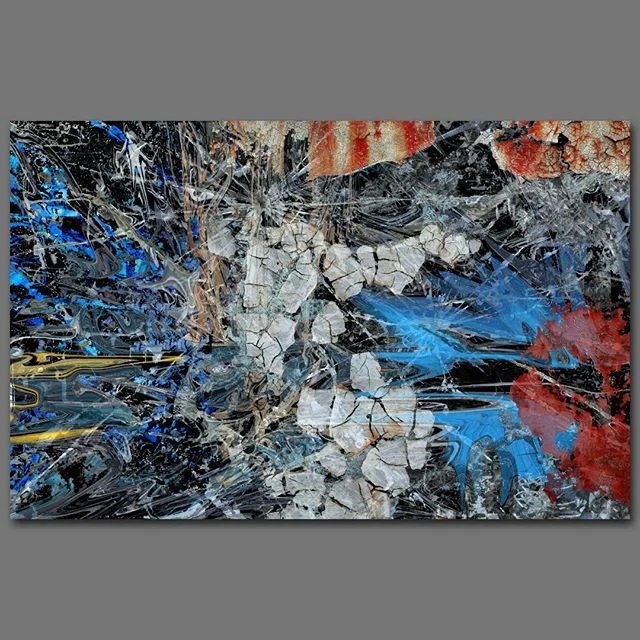 &quot;Nebulous&quot; - 90 cm x 140 cm - carbon inkjet print on cotton paper