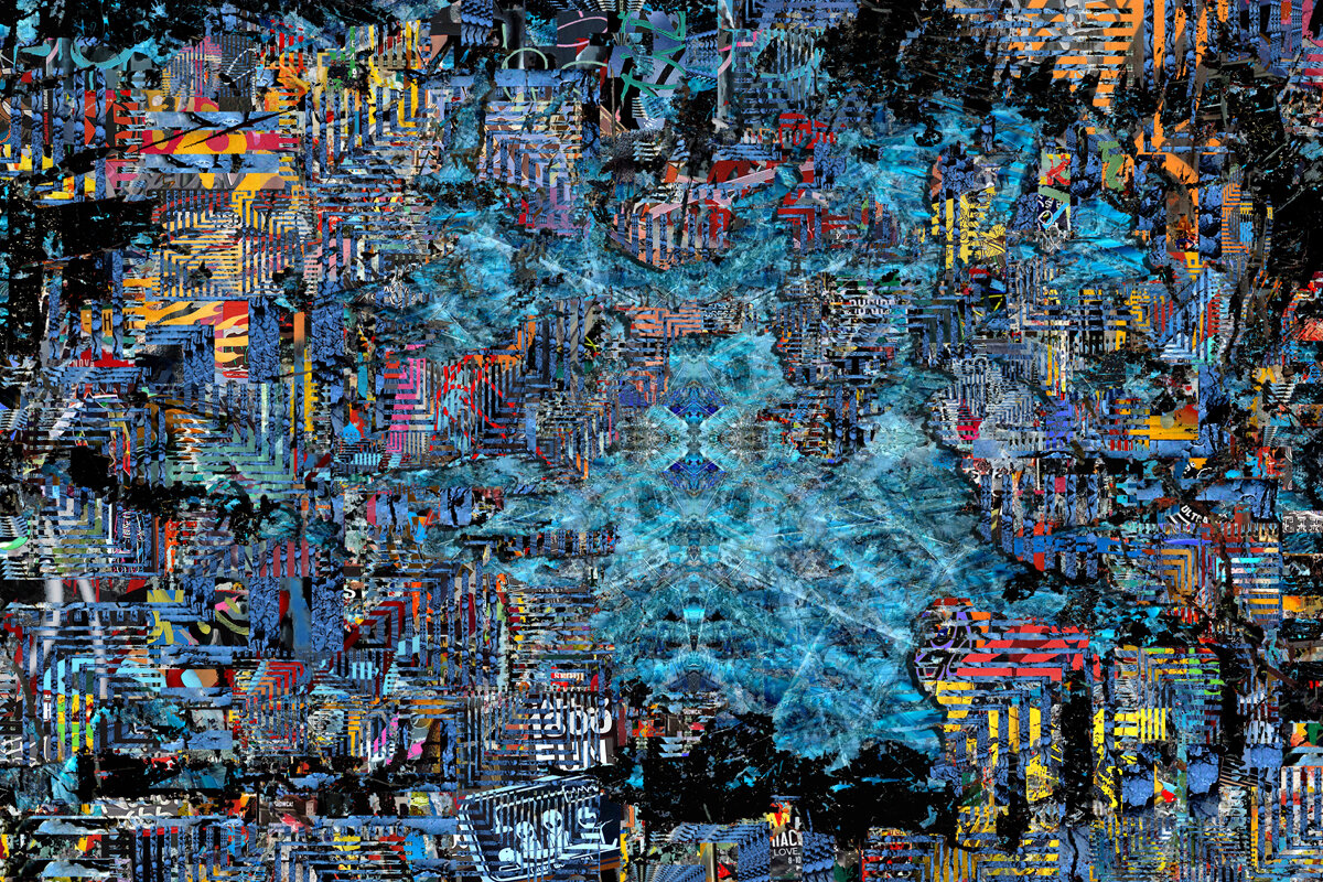 Cyberspace Vandal - 100 cm x 150 cm