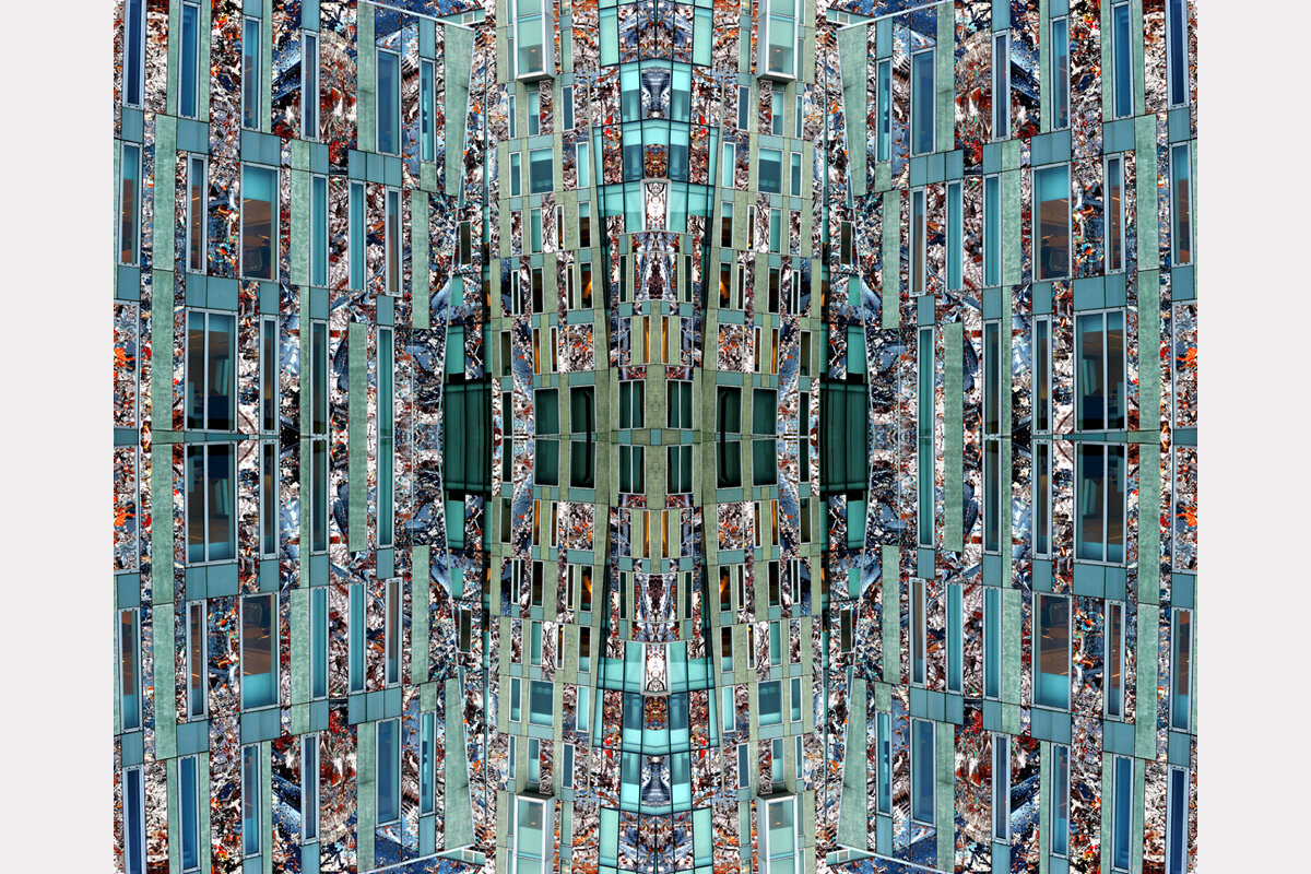 Tunnel vision - 100cm x 100 cm
