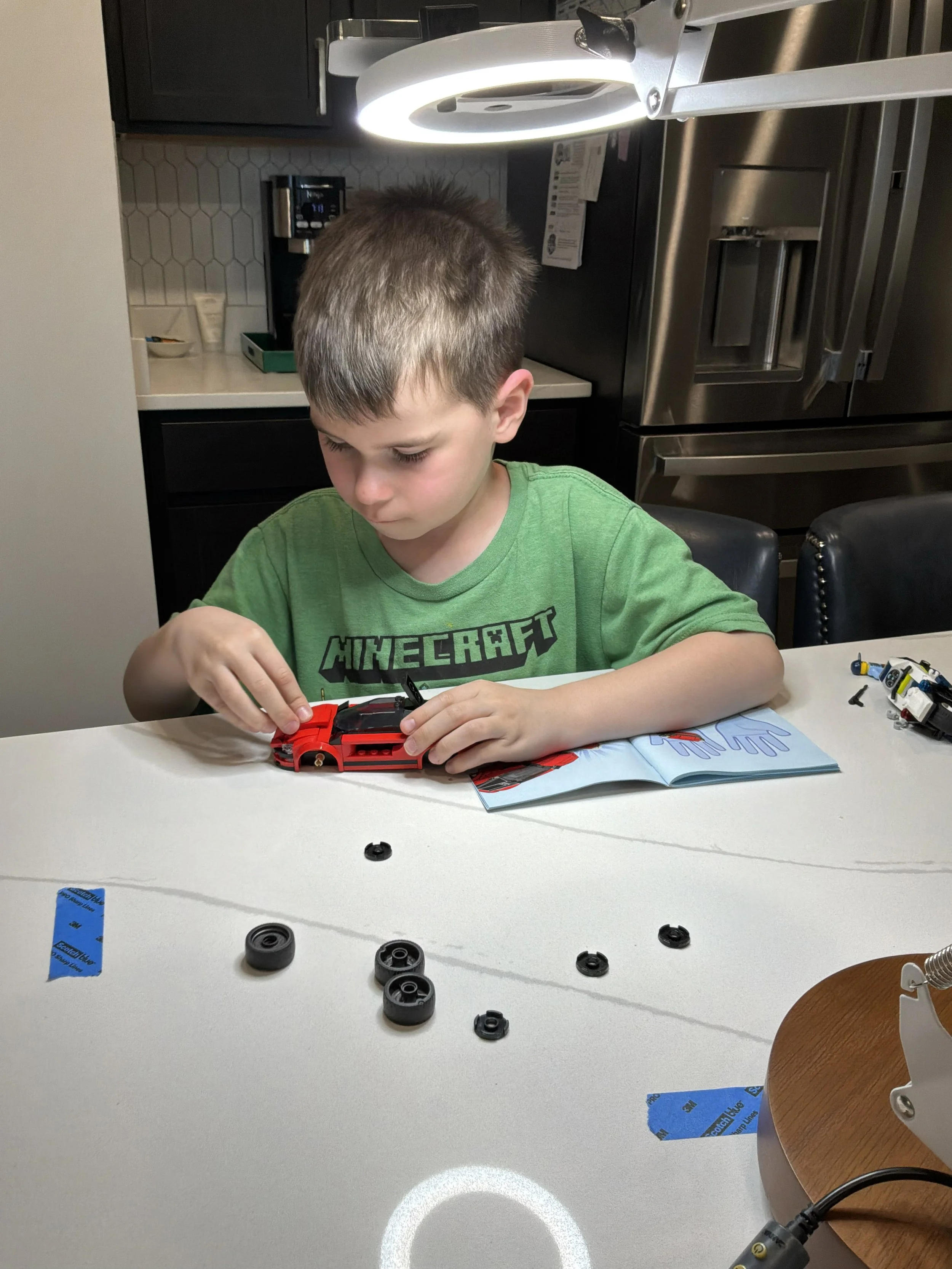 everyday creative moment showing curiosity and imagination in a home environment