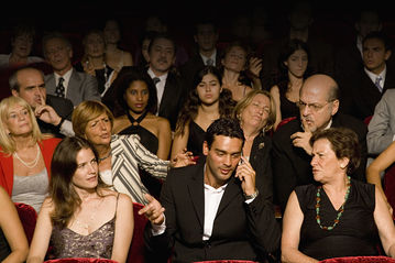 Don't be that guy on your phone in the theatre.
