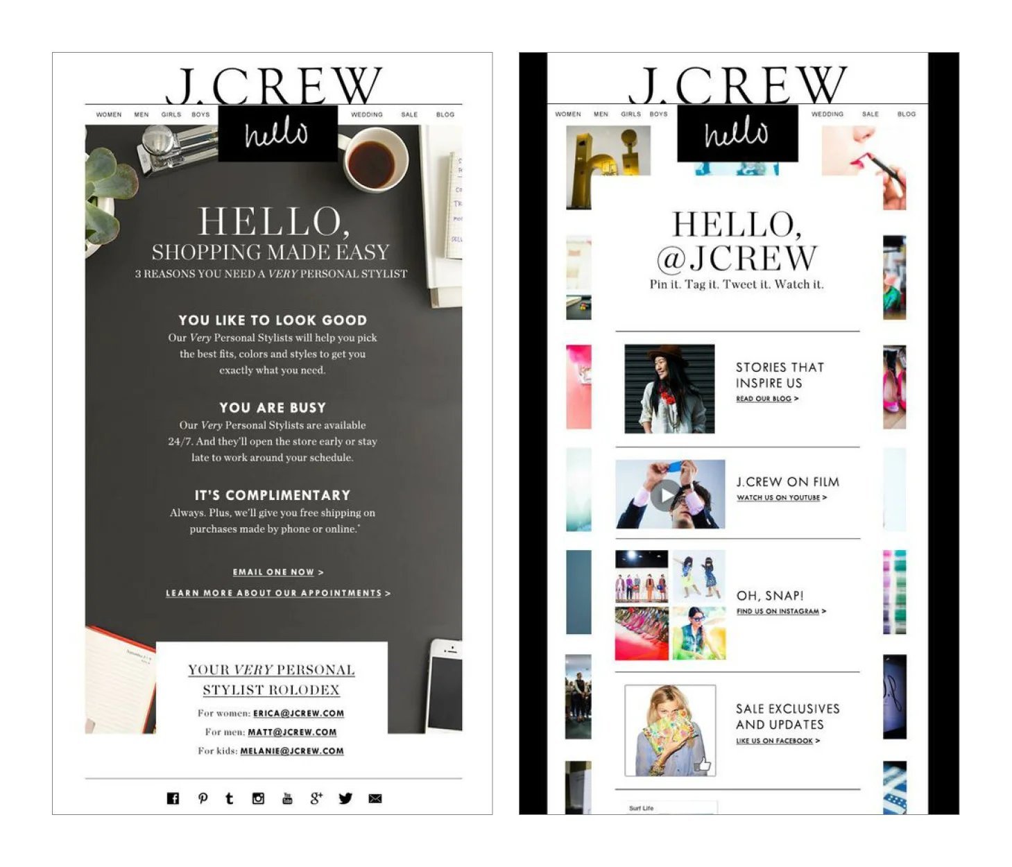 J.Crew — DCWDesign