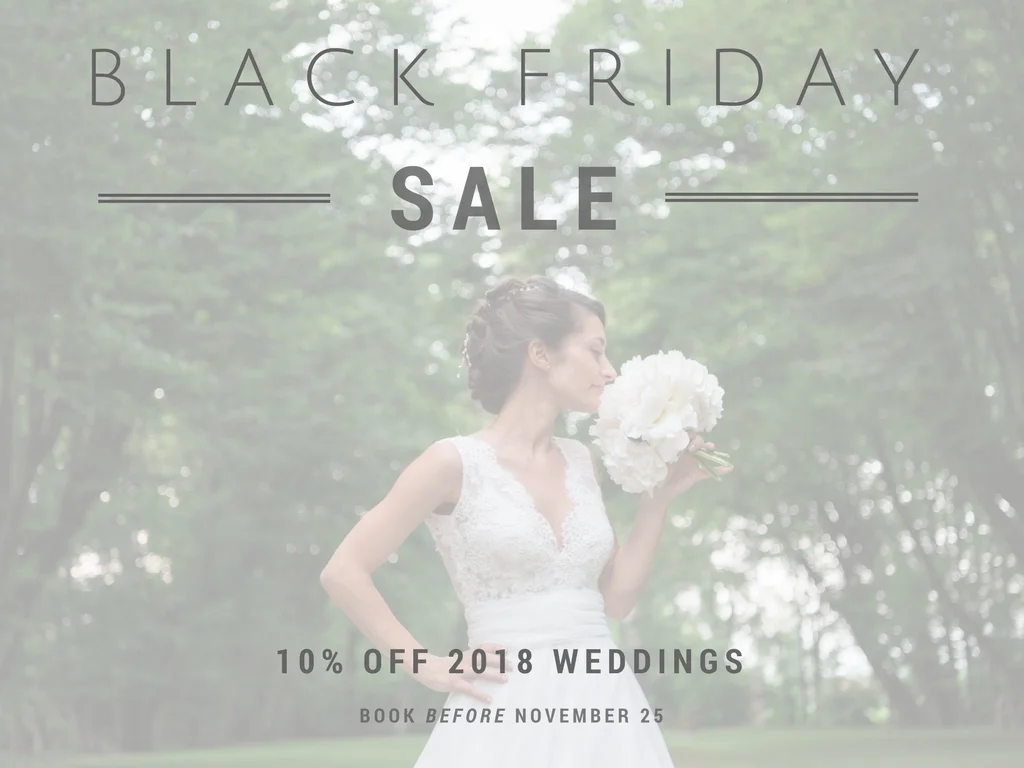 Sale: Wedding Photos - Black Friday Arrives Early!
