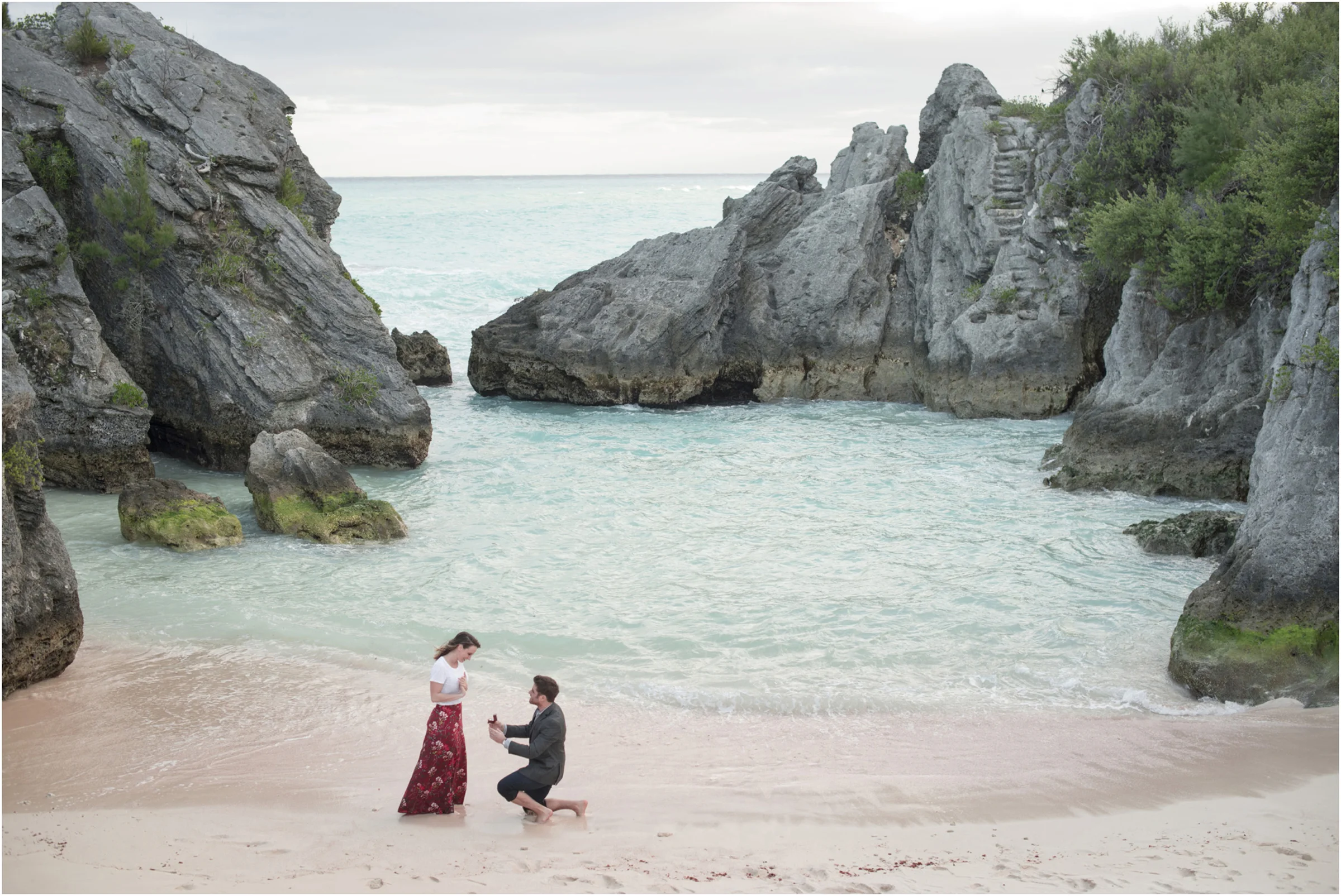 Proposal: Emily &amp; Josh - South Shore Beaches, Bermuda