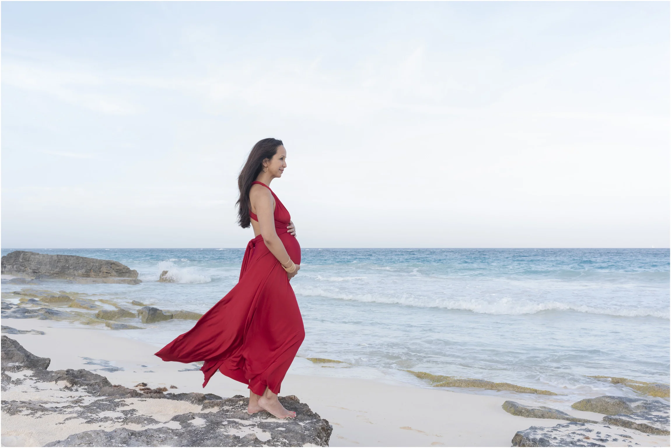 Maternity: Kat, John, & Jackson - Grape Bay, Bermuda