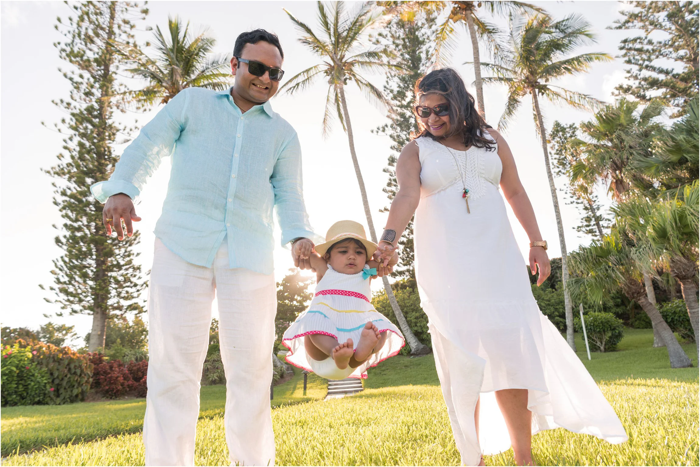 Portrait: Malav &amp; Family - Elbow Beach &amp; Horseshoe Bay