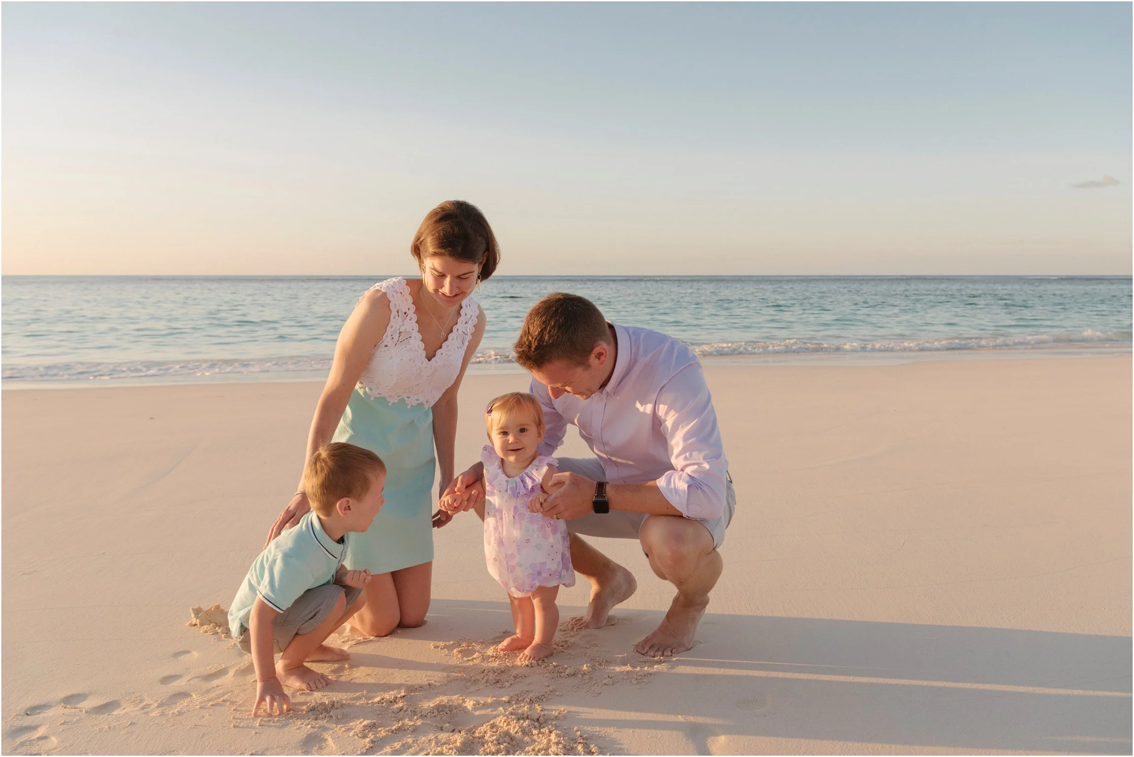 Portrait: Sara &amp; Family - Elbow Beach, Bermuda