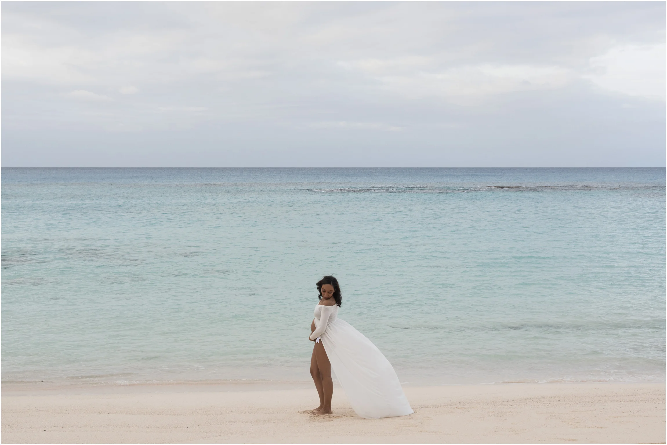 Maternity: Tiffany - Church Bay Beach, Bermuda