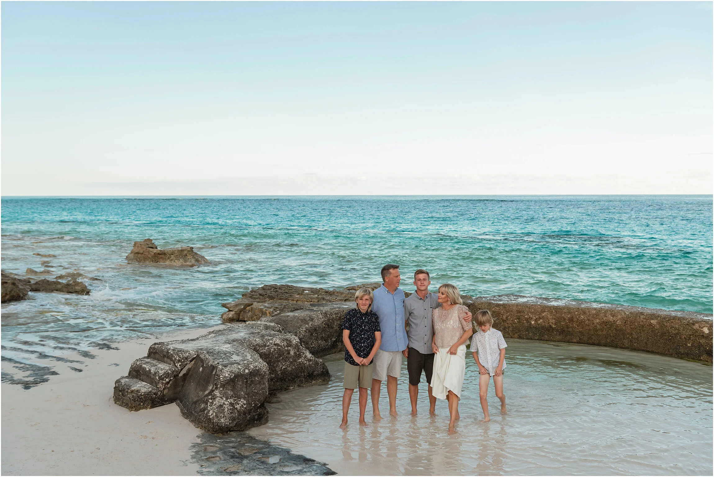 Portrait: Anna &amp; Family - Paget Marsh &amp; Grape Bay Beach