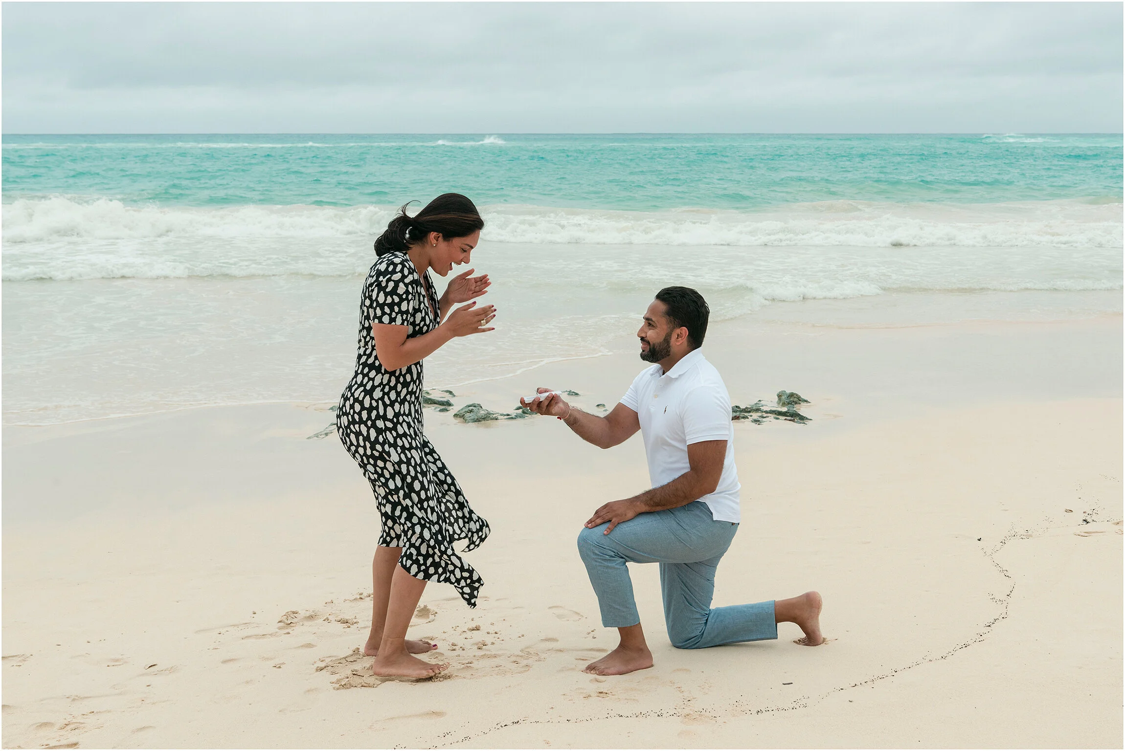 Proposal: Aatish &amp; Shital - Grape Bay Beach