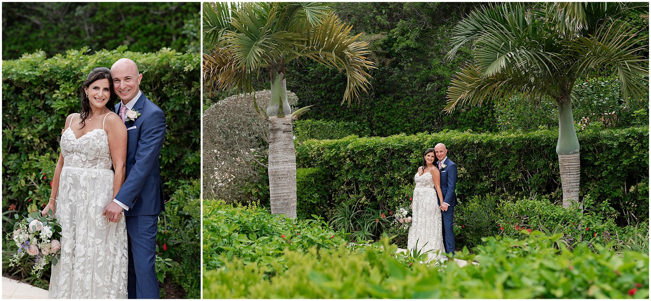 Bride and Groom at Rosewood Bermuda Resort