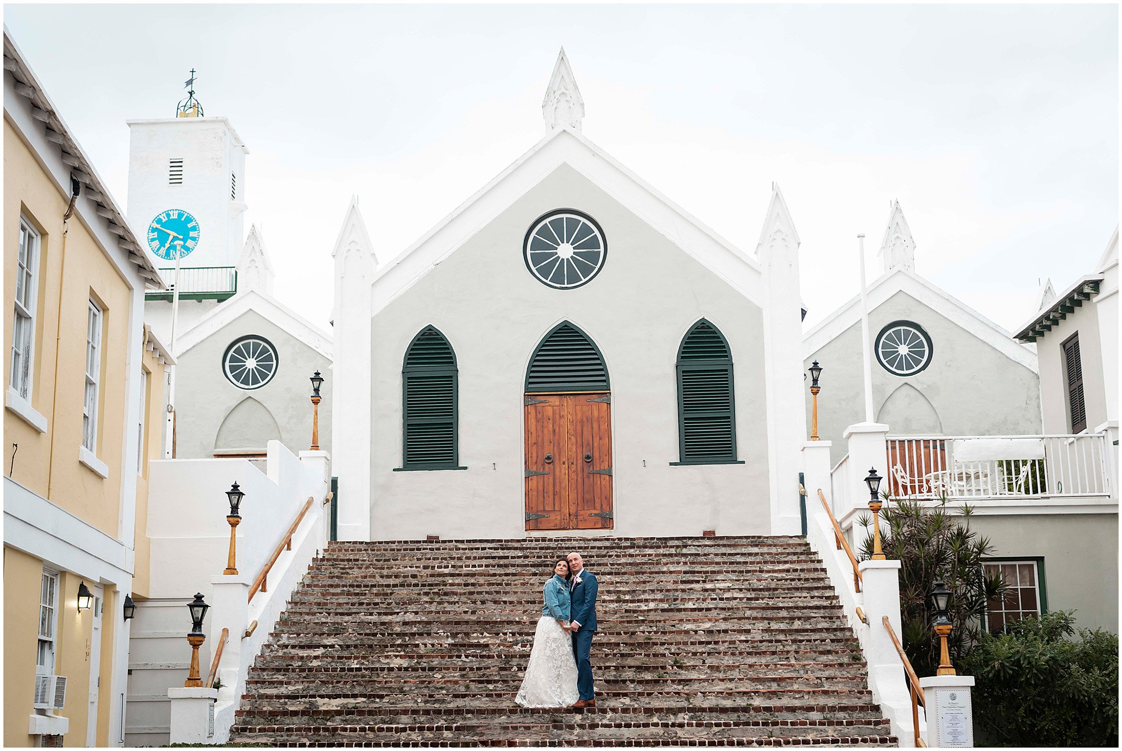 Bride and Groom in St. George's, Bermuda
