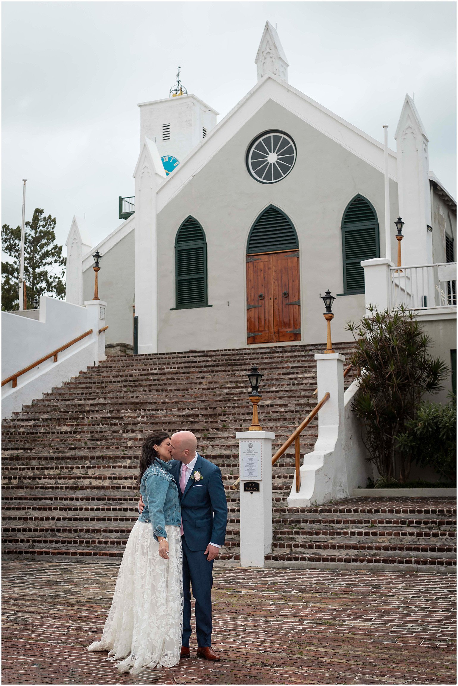 Bride and Groom in St. George's, Bermuda