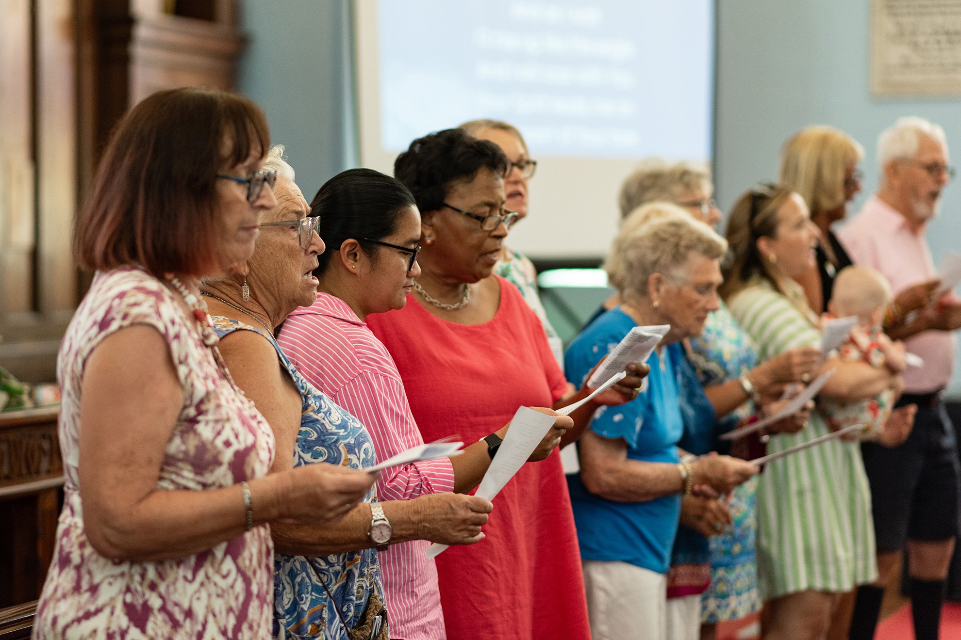  Wesley Methodist Church in the City of Hamilton, Bermuda hosts their Sunday Service in support of OUT Bermuda’s Pride Week on July 6, 2025. 
