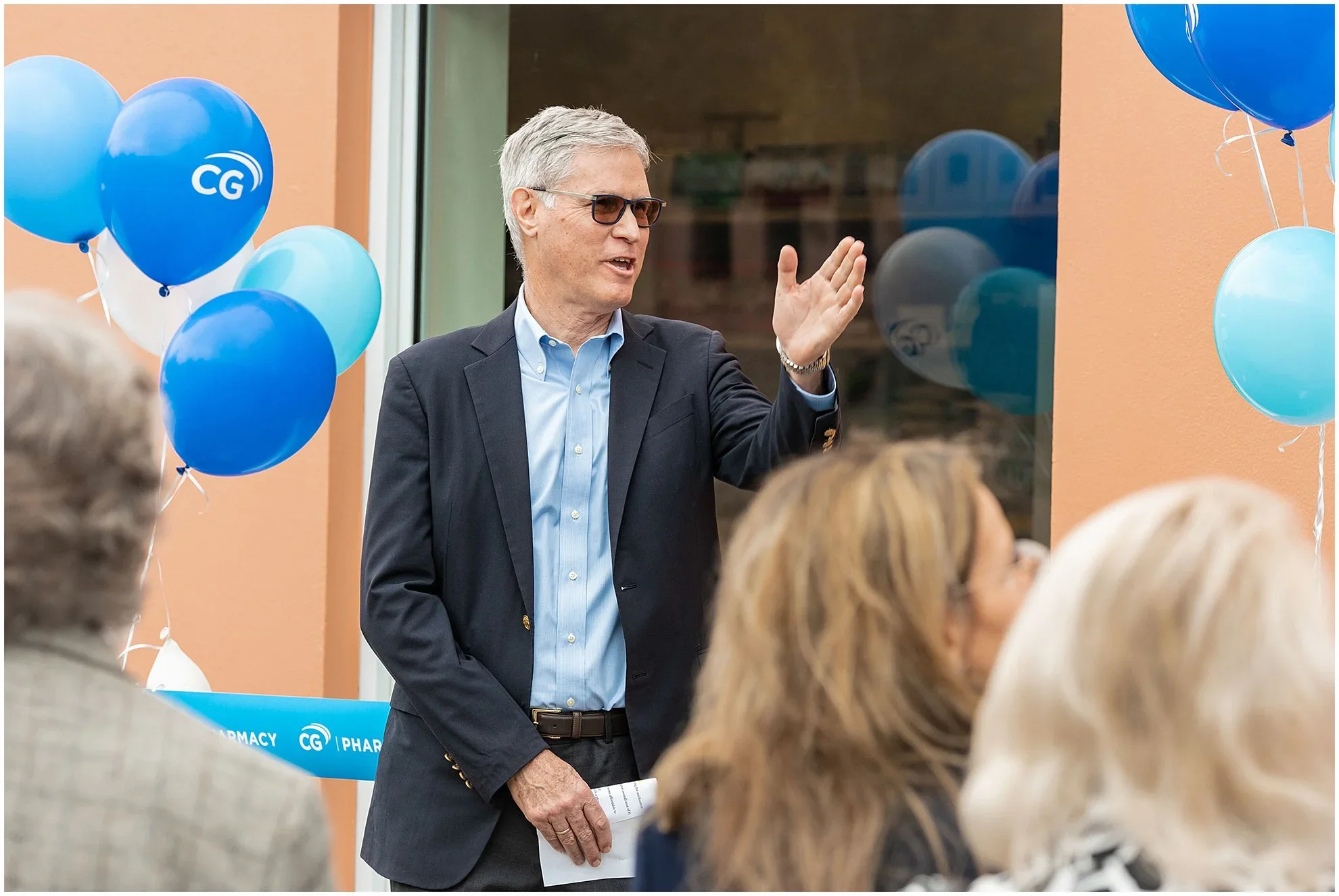  CG Insurance holds a ribbon-cutting ceremony to mark the opening of its pharmacy on March 2, 2023 in Bermuda. 