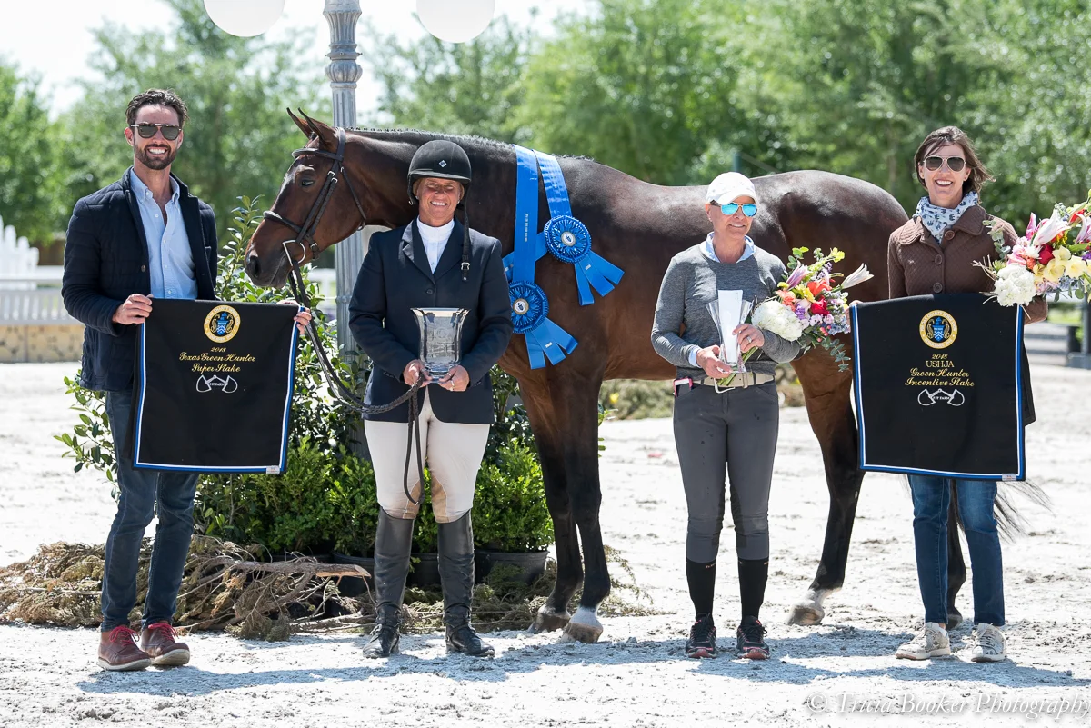 Kathy Chiaf's Kindred and Jennifer Alfano won the Texas Super Stake and the USHJA Green Incentive during Week 3.
