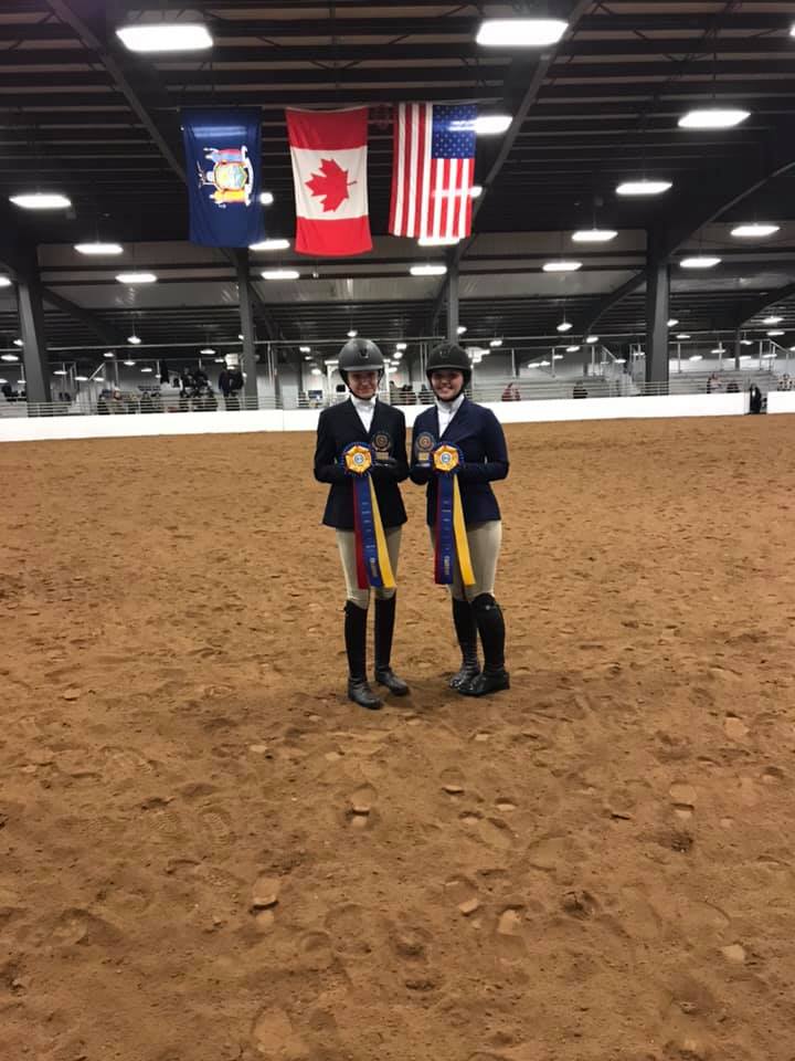  Alexandra and Emma were both high-point champions for the Middle School and High School, respectively. 