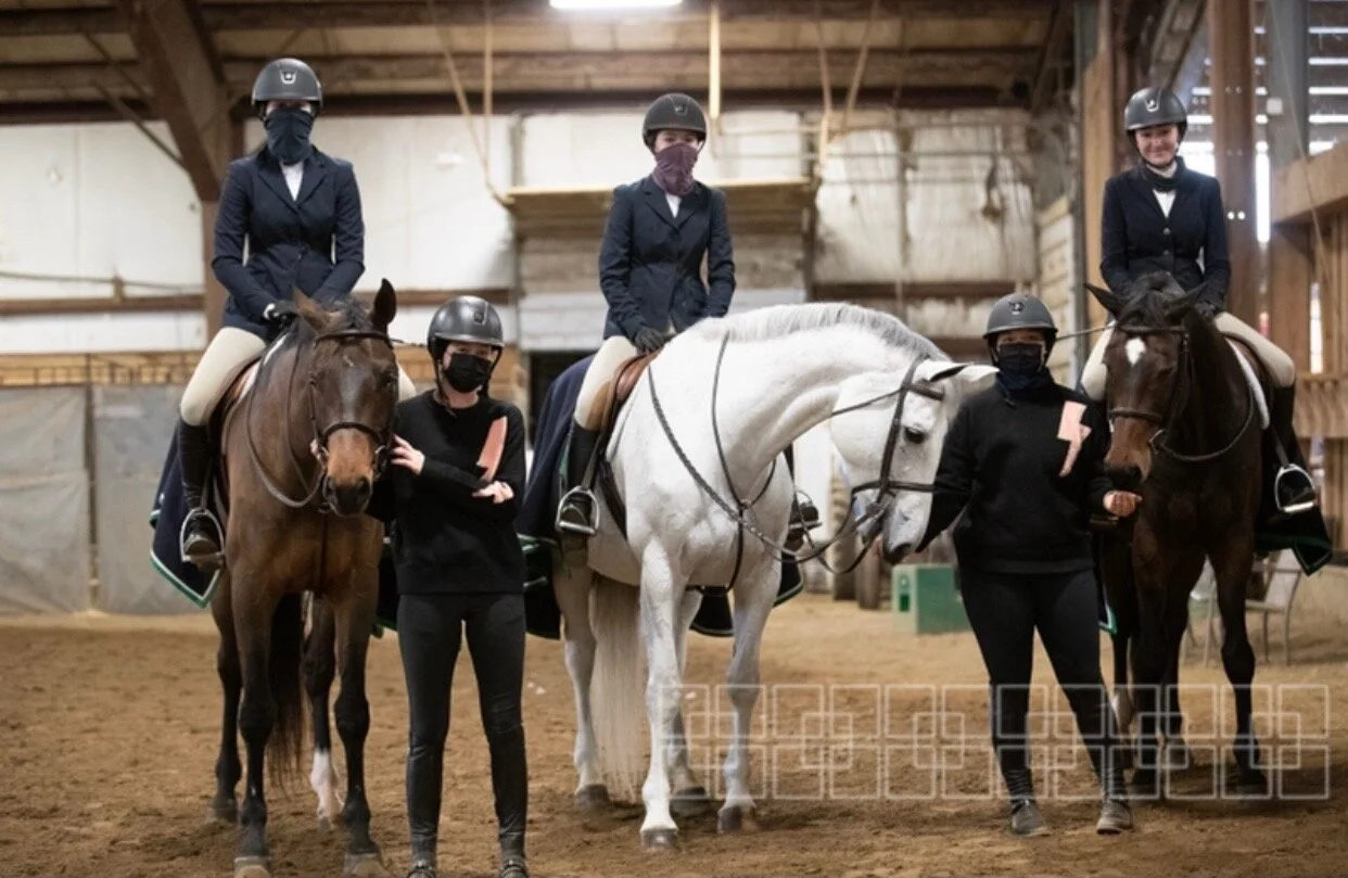 The SBS Farms team shines at Chagrin! From left, Emma Najdzionek, Randi Byrd, Sophia Meyer, Emma Walters and Alex Smith